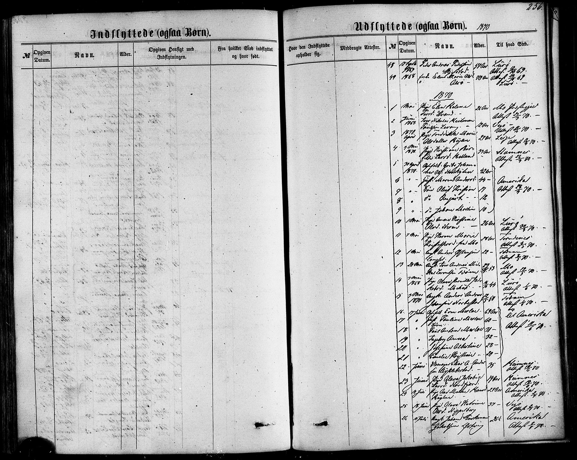 Ministerialprotokoller, klokkerbøker og fødselsregistre - Nordland, SAT/A-1459/838/L0551: Parish register (official) no. 838A09, 1864-1880, p. 256