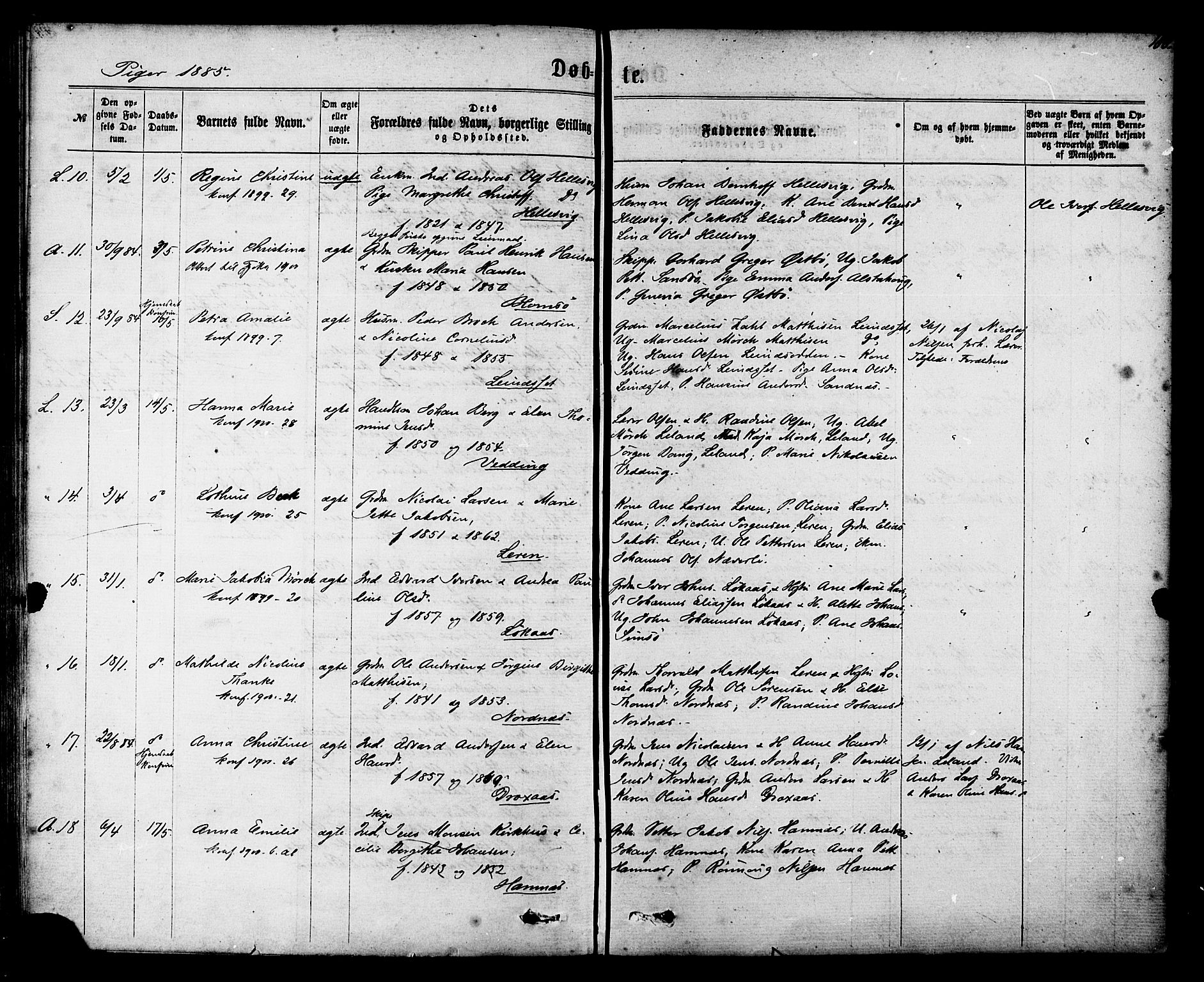 Ministerialprotokoller, klokkerbøker og fødselsregistre - Nordland, AV/SAT-A-1459/830/L0449: Parish register (official) no. 830A13, 1866-1886, p. 188