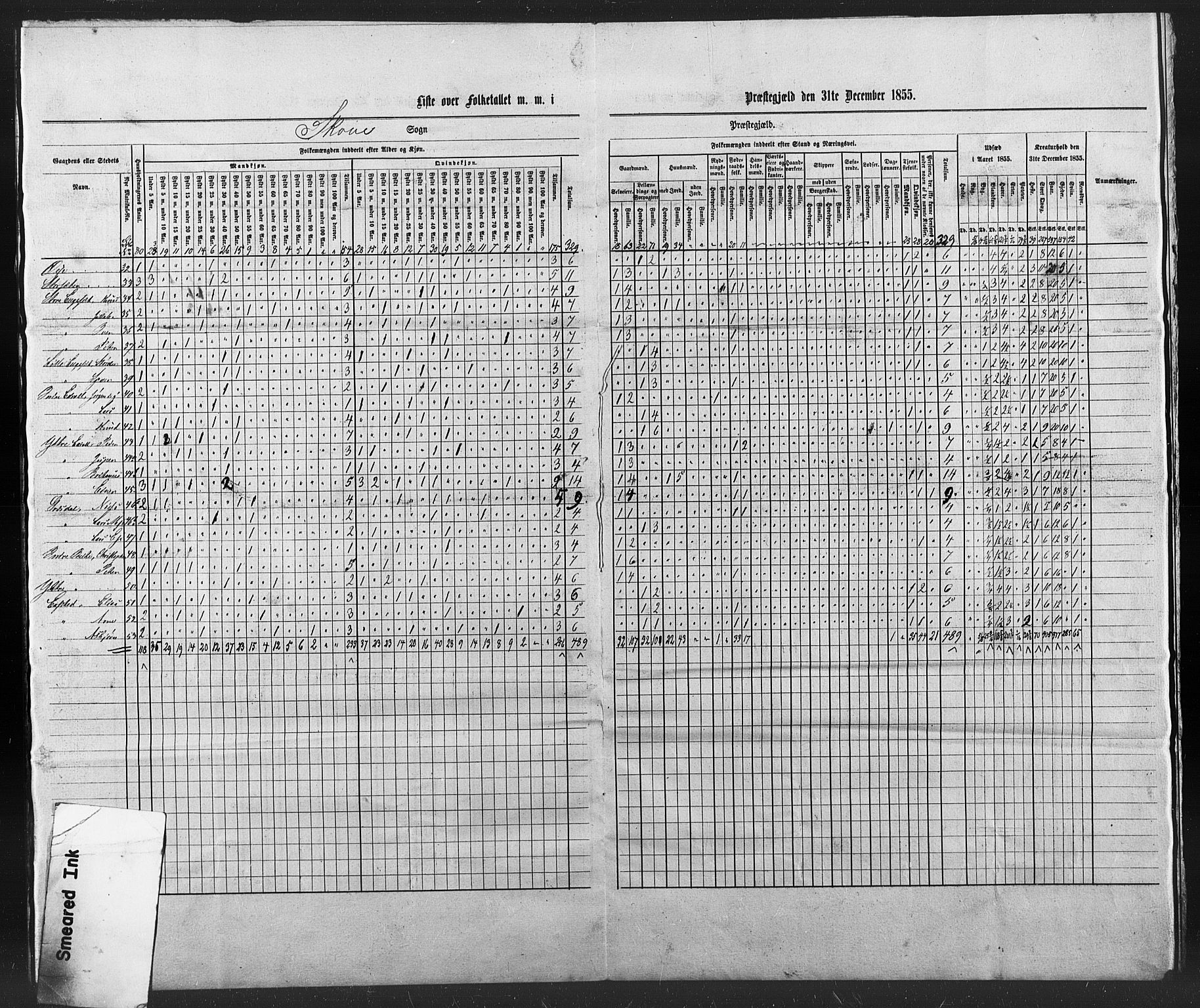 SAT, Census 1855 for Borgund, 1855, p. 28