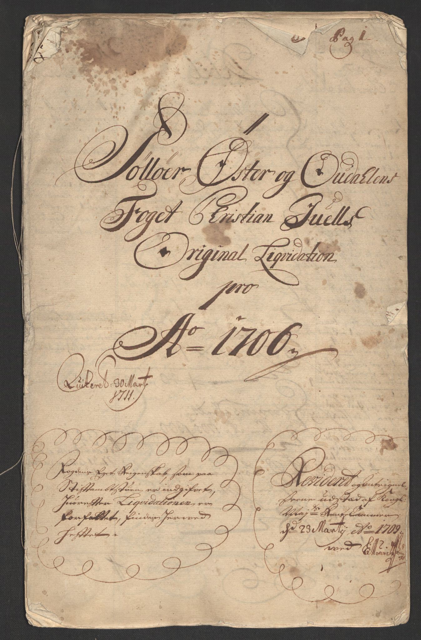 Rentekammeret inntil 1814, Reviderte regnskaper, Fogderegnskap, RA/EA-4092/R13/L0843: Fogderegnskap Solør, Odal og Østerdal, 1705-1706, p. 317