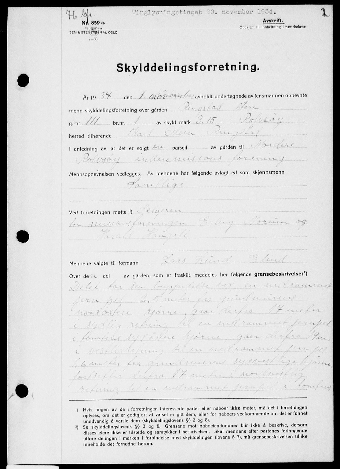 Onsøy sorenskriveri, SAO/A-10474/G/Ga/Gaa/L0076: Mortgage book no. I 76, 1934-1935, p. 2