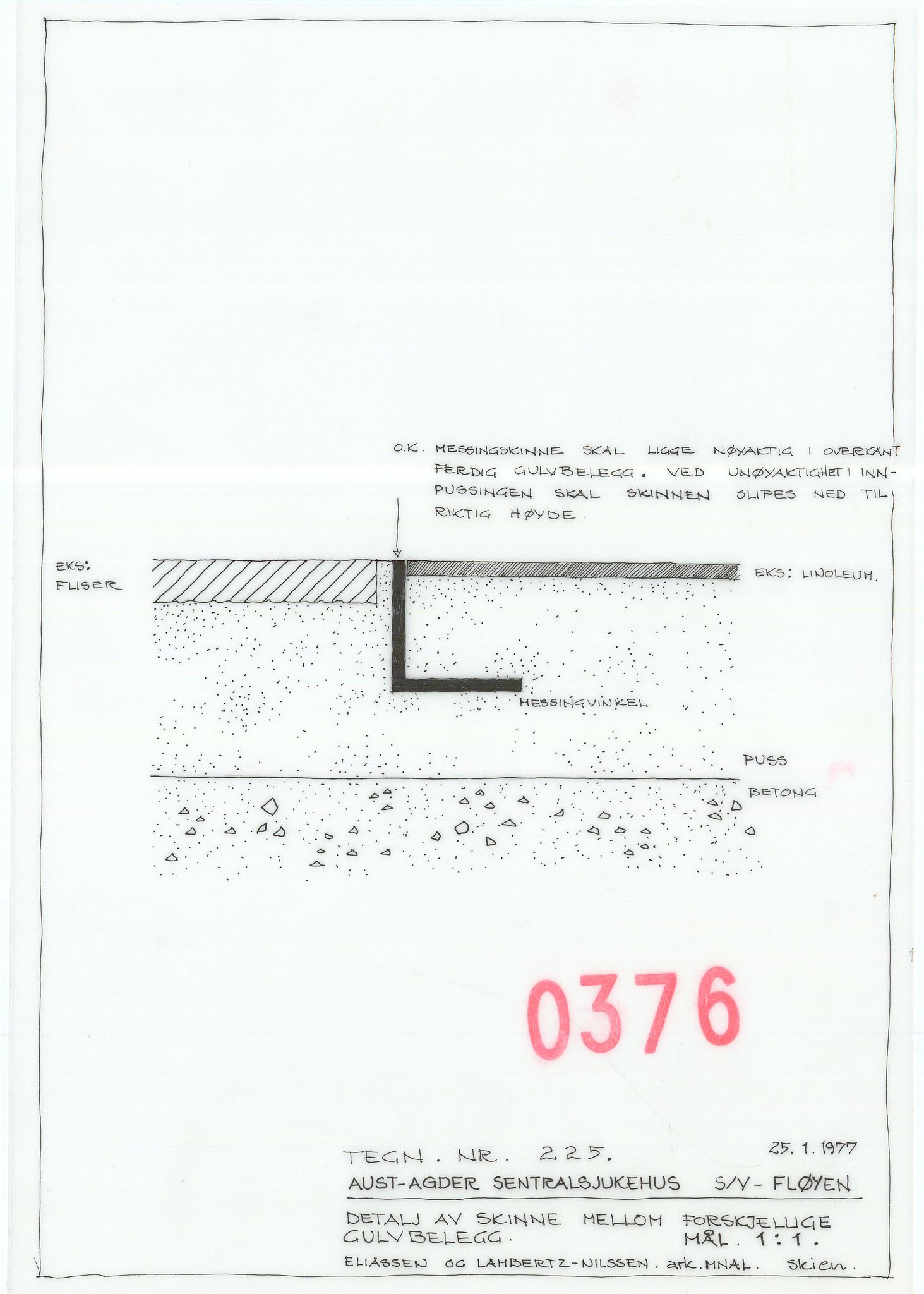 Eliassen og Lambertz-Nilssen Arkitekter, AAKS/PA-2983/T/T03/L0004: Tegningskogger 376, 1974-1978, p. 26