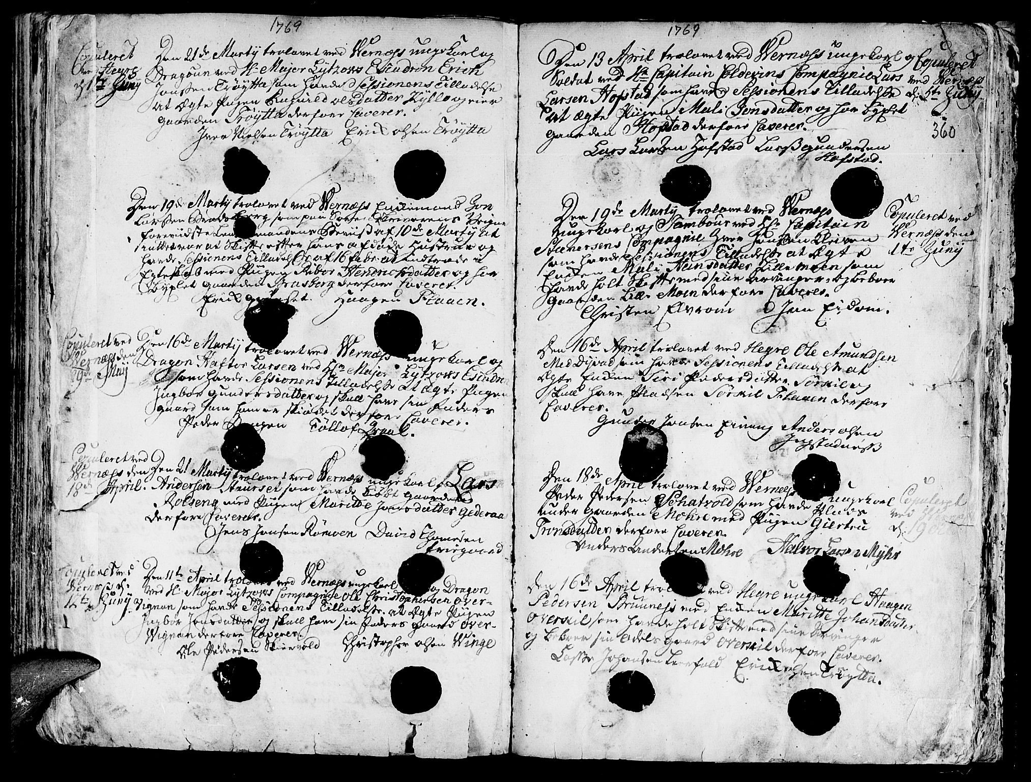 Ministerialprotokoller, klokkerbøker og fødselsregistre - Nord-Trøndelag, SAT/A-1458/709/L0057: Parish register (official) no. 709A05, 1755-1780, p. 360
