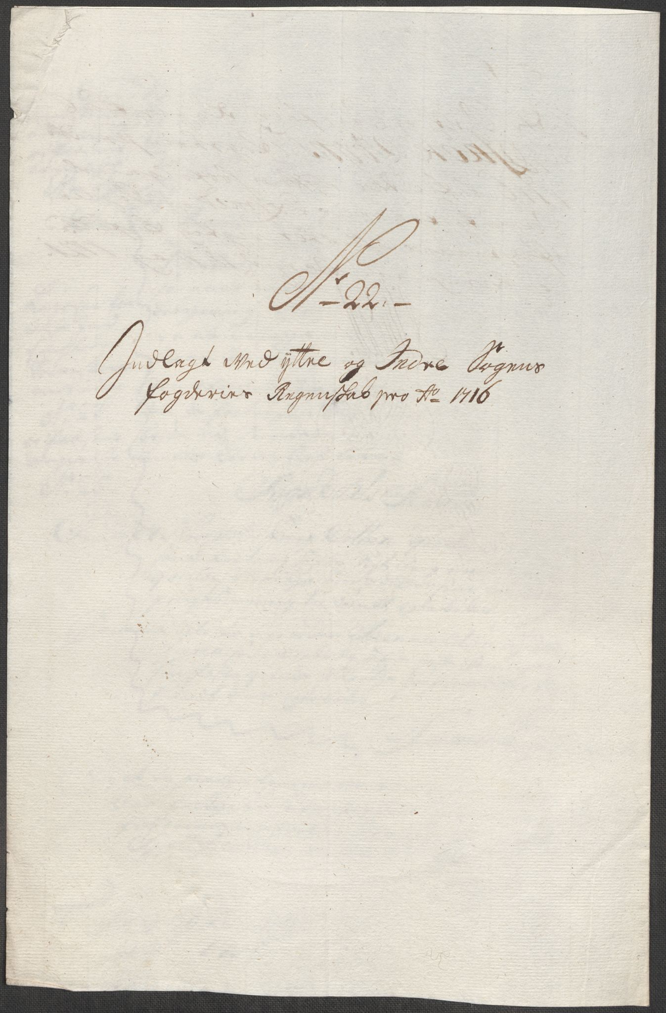 Rentekammeret inntil 1814, Reviderte regnskaper, Fogderegnskap, AV/RA-EA-4092/R52/L3320: Fogderegnskap Sogn, 1715-1716, p. 462