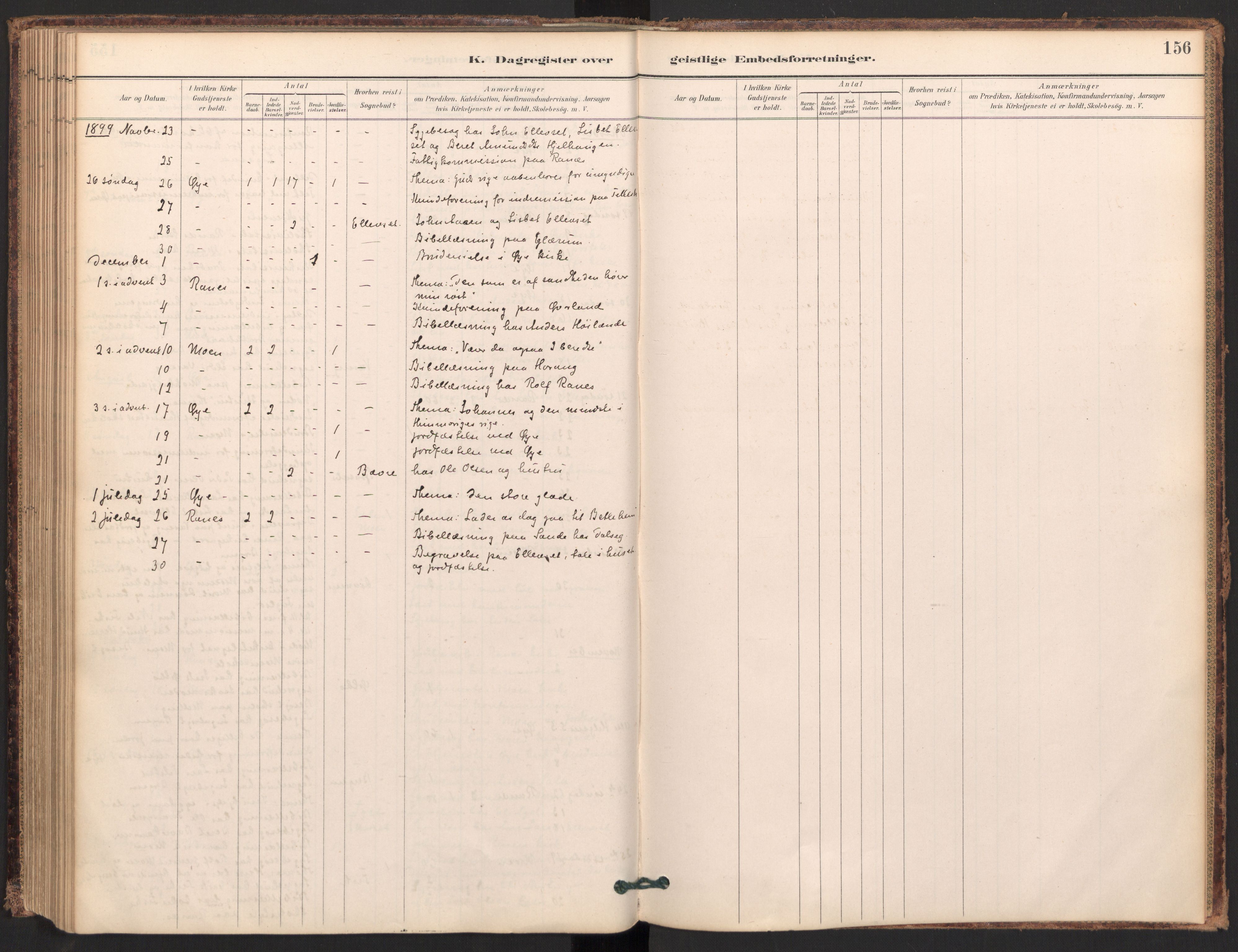 Ministerialprotokoller, klokkerbøker og fødselsregistre - Møre og Romsdal, AV/SAT-A-1454/595/L1047: Parish register (official) no. 595A09, 1885-1900, p. 156