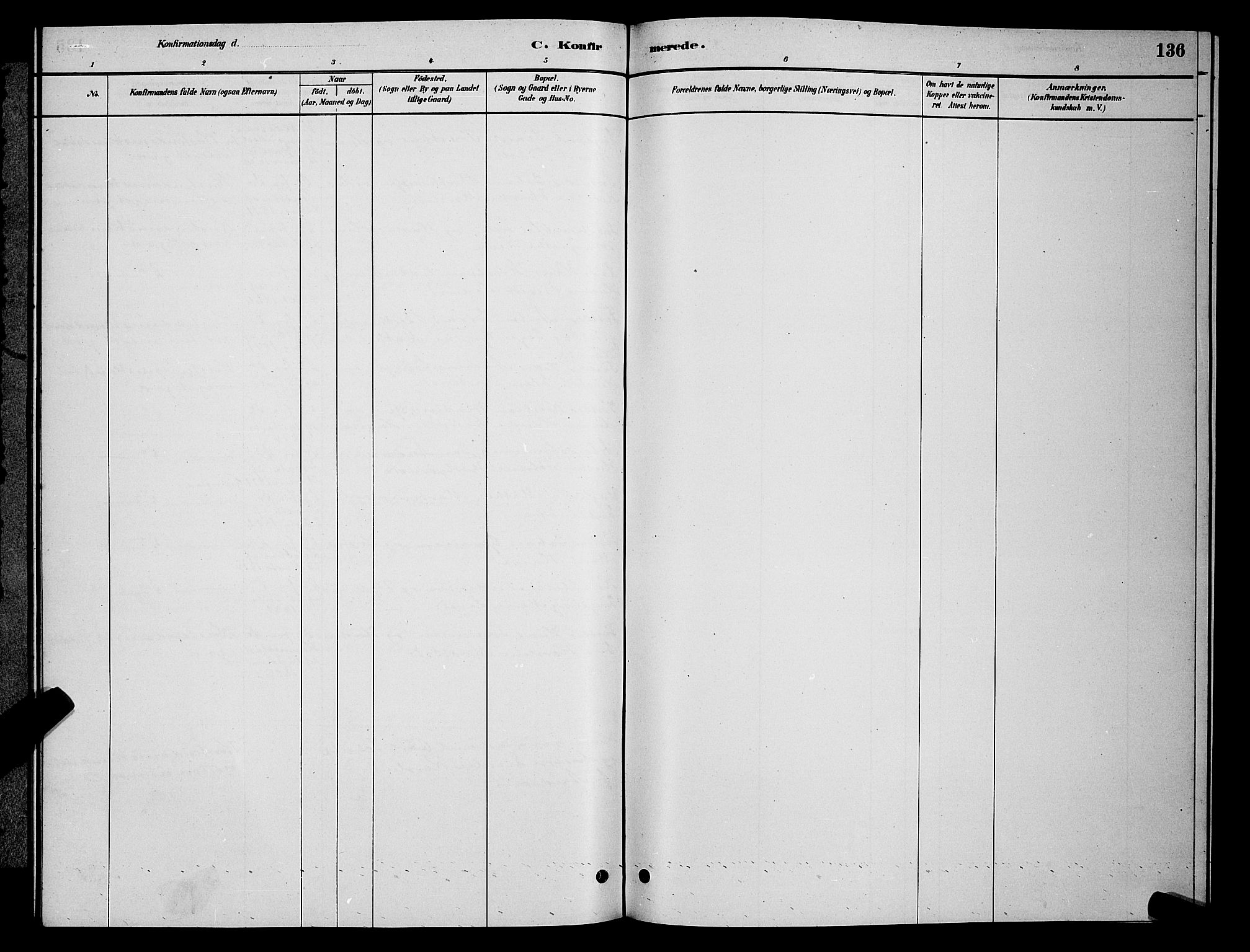 Vardø sokneprestkontor, AV/SATØ-S-1332/H/Hb/L0004klokker: Parish register (copy) no. 4, 1879-1887, p. 136