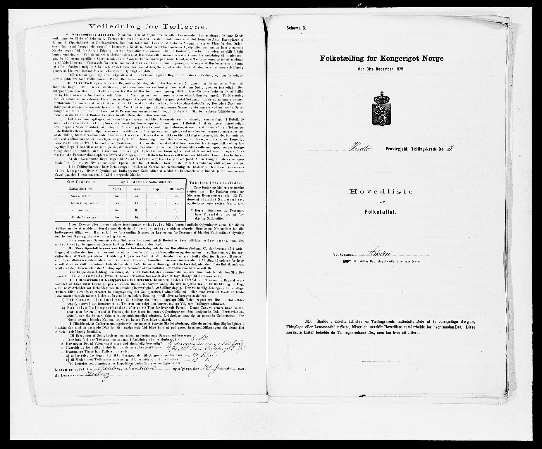 SAB, 1875 census for 1258P Herdla, 1875, p. 6