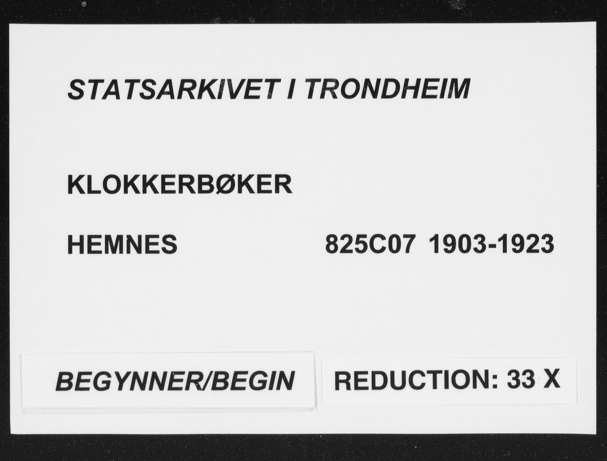 Ministerialprotokoller, klokkerbøker og fødselsregistre - Nordland, SAT/A-1459/825/L0370: Parish register (copy) no. 825C07, 1903-1923