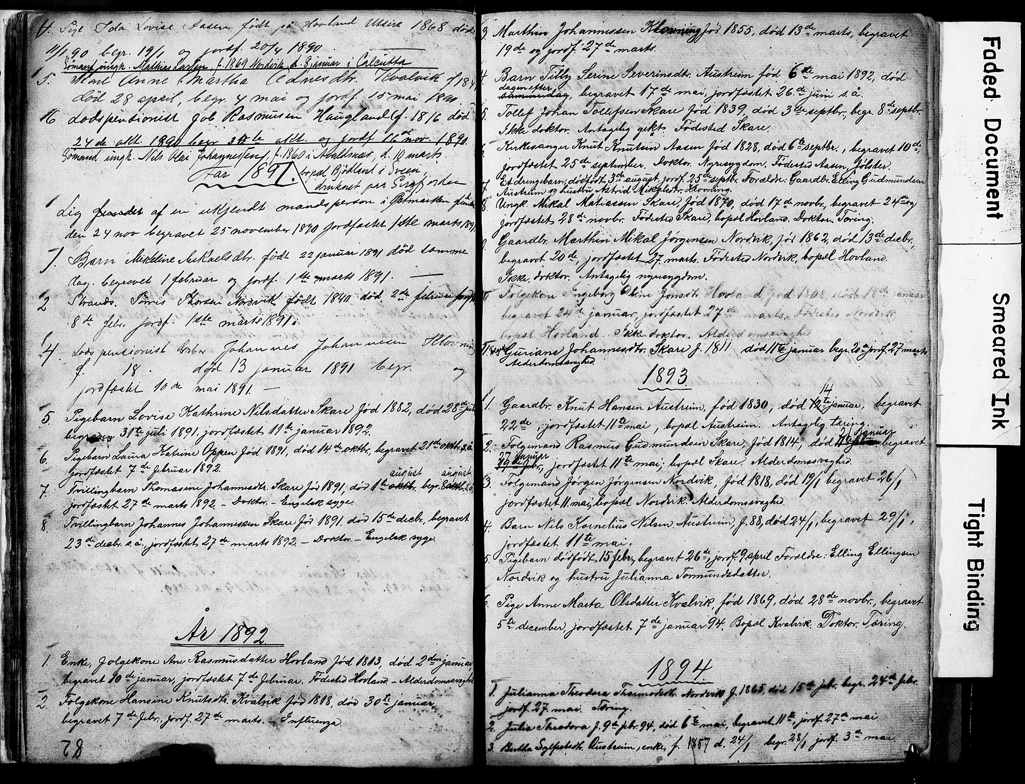 Torvastad sokneprestkontor, AV/SAST-A -101857/H/Ha/Hab/L0005: Parish register (copy) no. B 5, 1857-1908