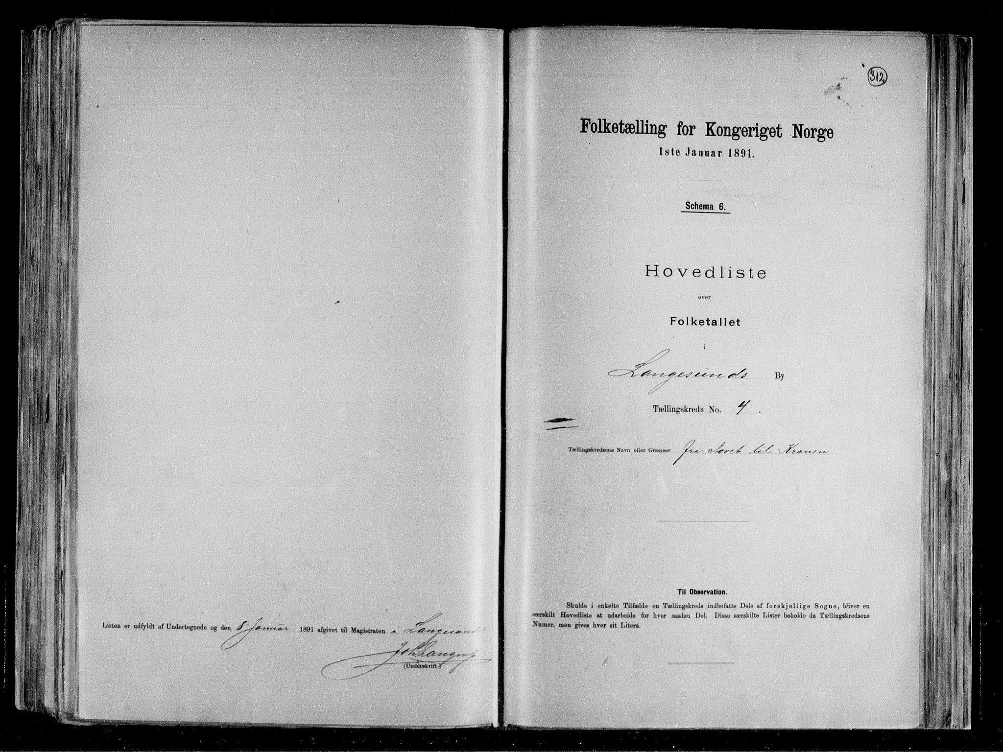 RA, 1891 census for 0802 Langesund, 1891, p. 12