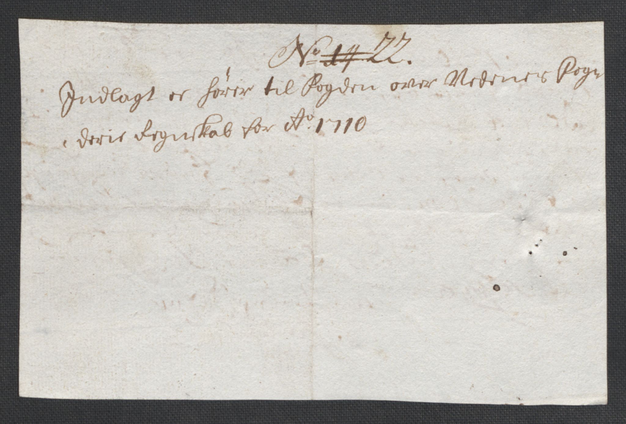 Rentekammeret inntil 1814, Reviderte regnskaper, Fogderegnskap, AV/RA-EA-4092/R39/L2319: Fogderegnskap Nedenes, 1710-1711, p. 84