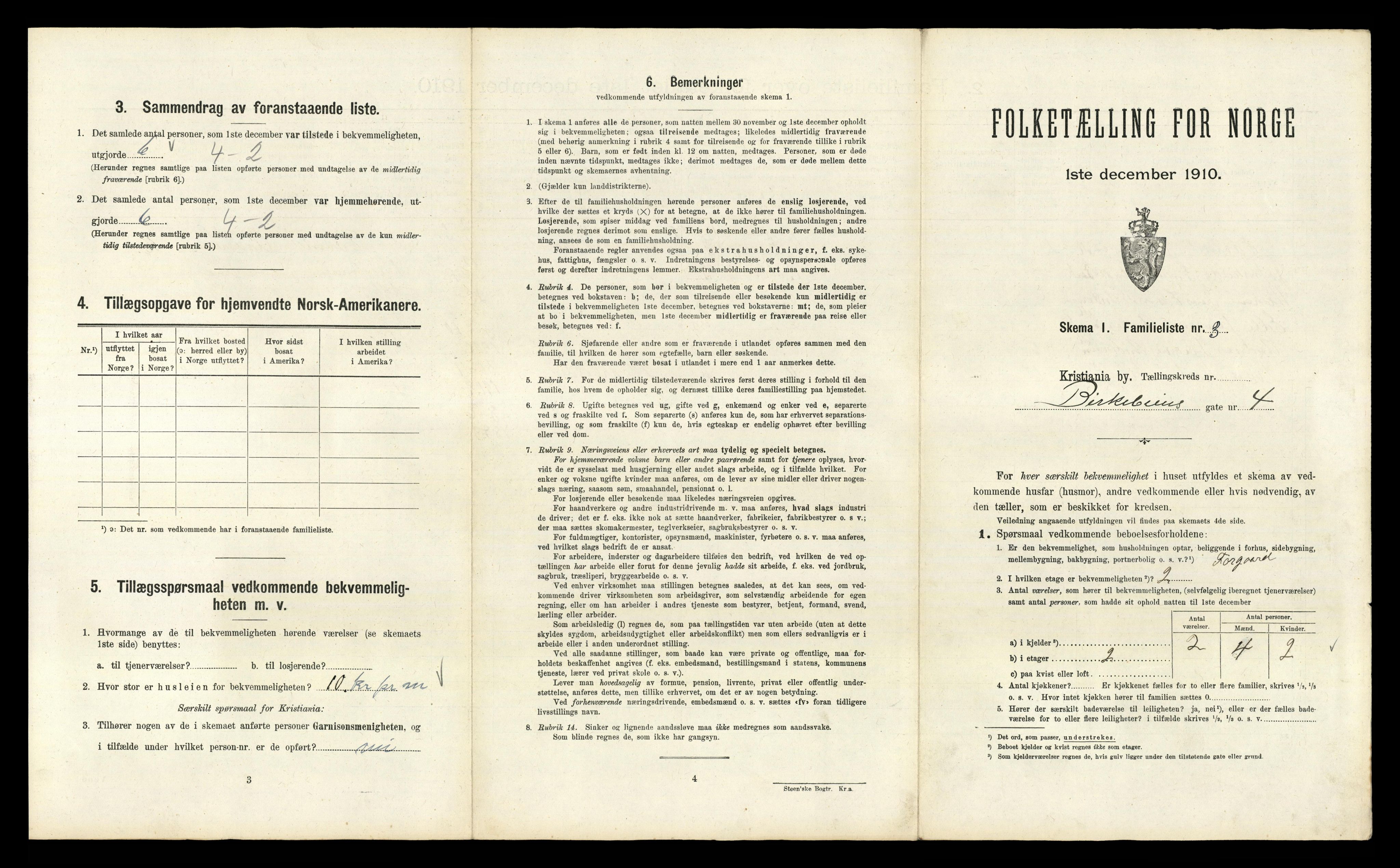 RA, 1910 census for Kristiania, 1910, p. 5787