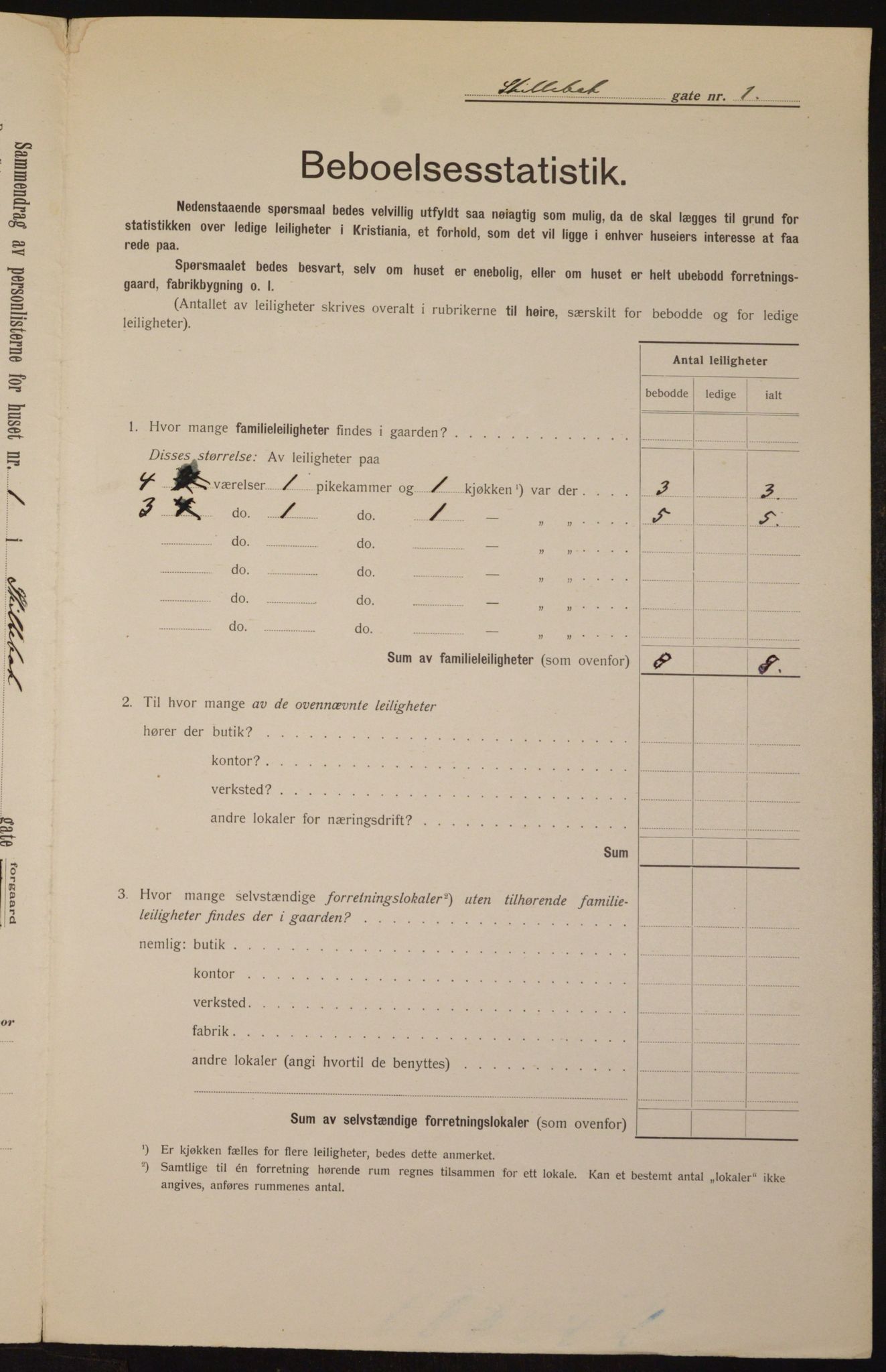 OBA, Municipal Census 1912 for Kristiania, 1912, p. 95695