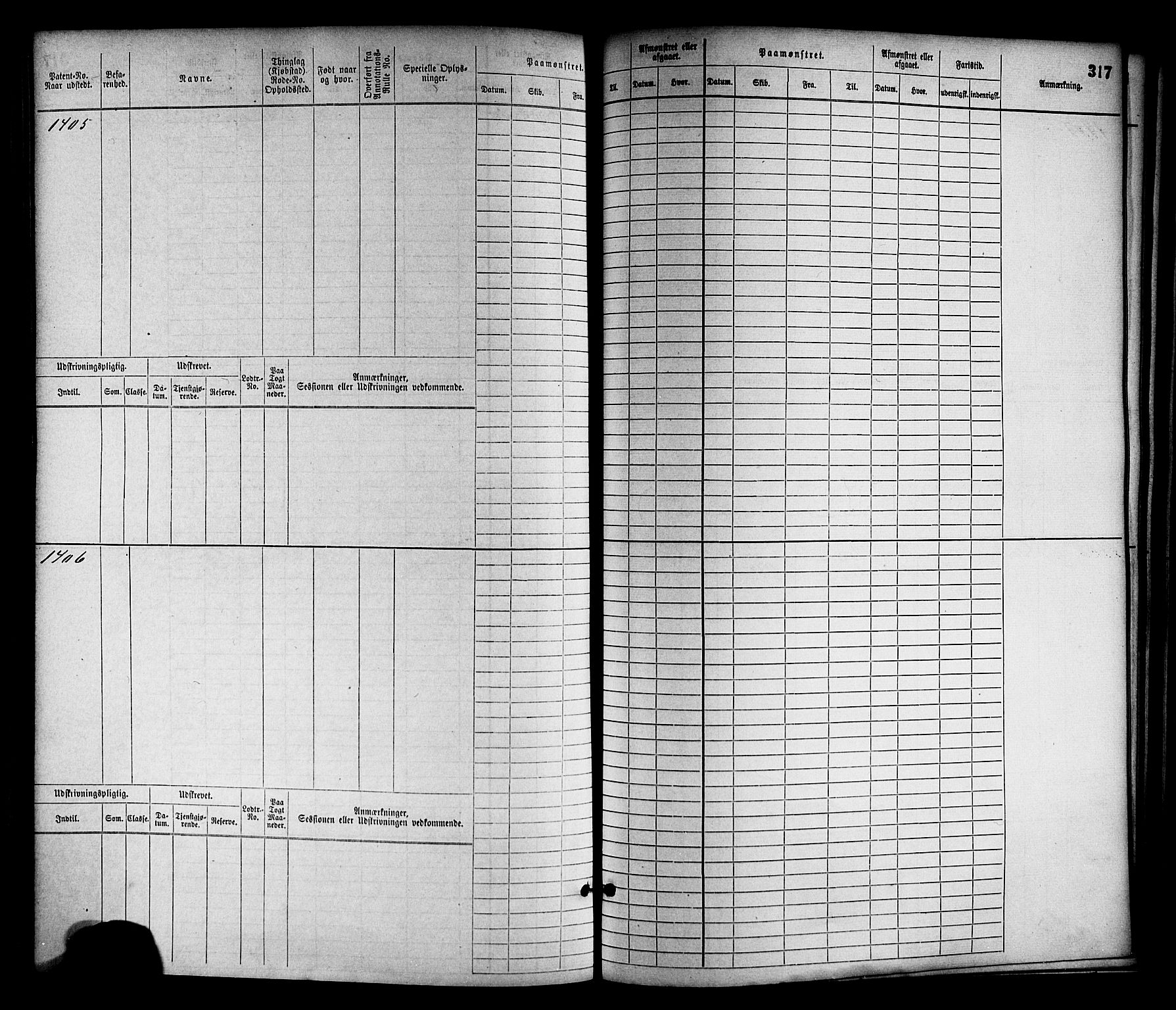 Arendal mønstringskrets, SAK/2031-0012/F/Fb/L0011: Hovedrulle nr 775-1528, S-9, 1868-1885, p. 323