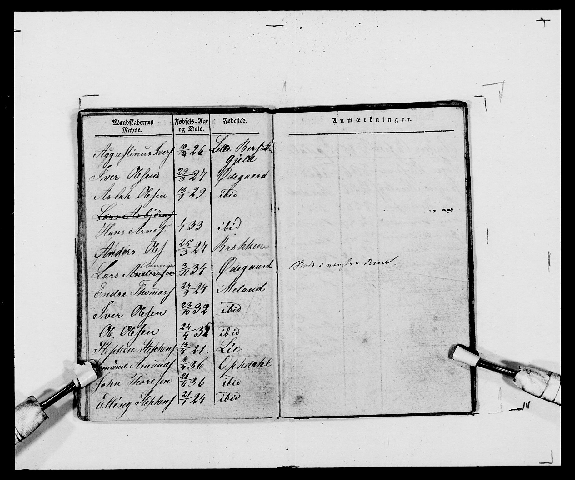 Generalitets- og kommissariatskollegiet, Det kongelige norske kommissariatskollegium, AV/RA-EA-5420/E/Eh/L0120: Tingvollske kompani, 1850-1870, p. 357