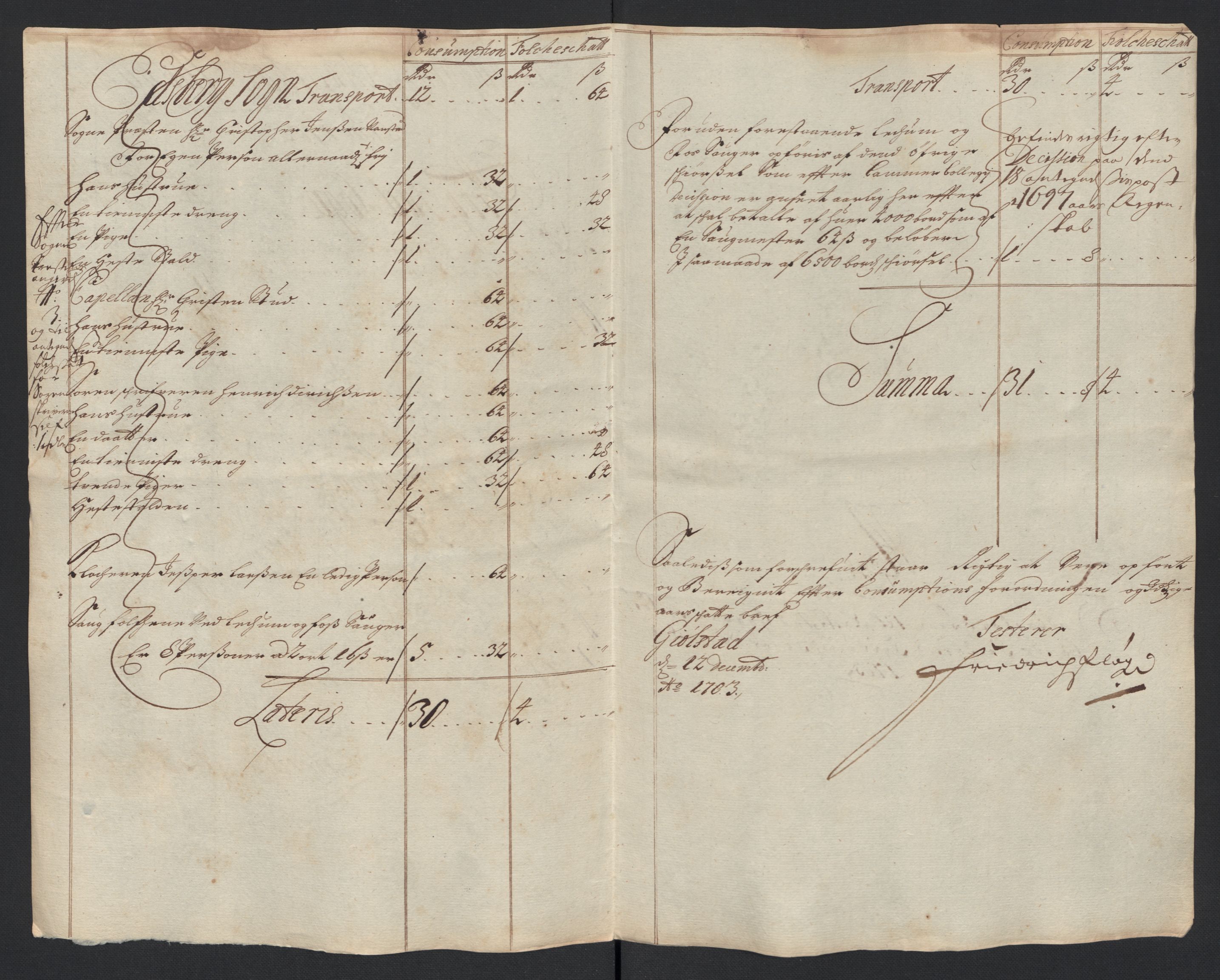 Rentekammeret inntil 1814, Reviderte regnskaper, Fogderegnskap, AV/RA-EA-4092/R07/L0295: Fogderegnskap Rakkestad, Heggen og Frøland, 1703, p. 271