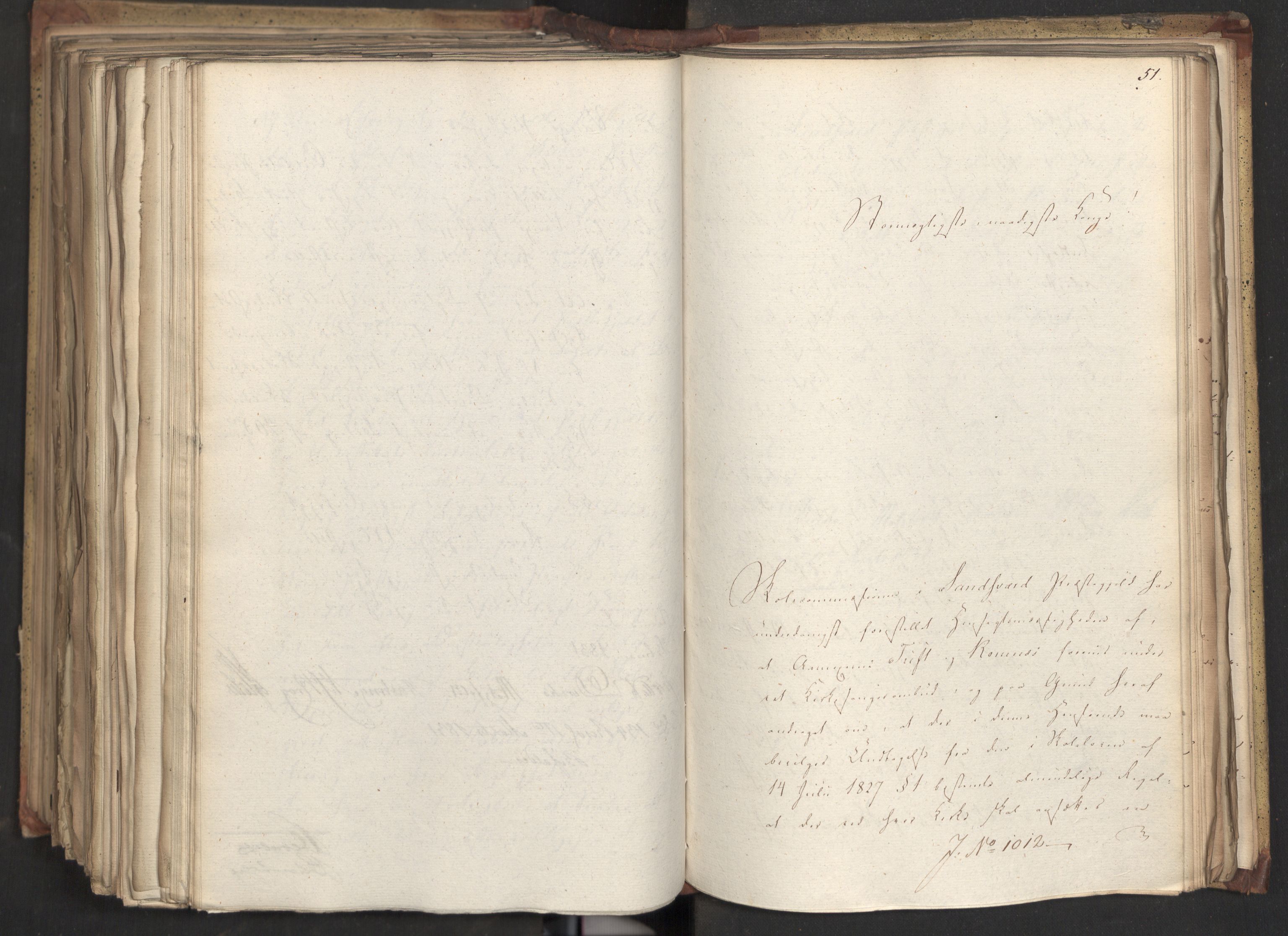 Statsrådsavdelingen i Stockholm, AV/RA-S-1003/D/Da/L0069: Regjeringsinnstillinger nr. 877-1046, 1831, p. 481