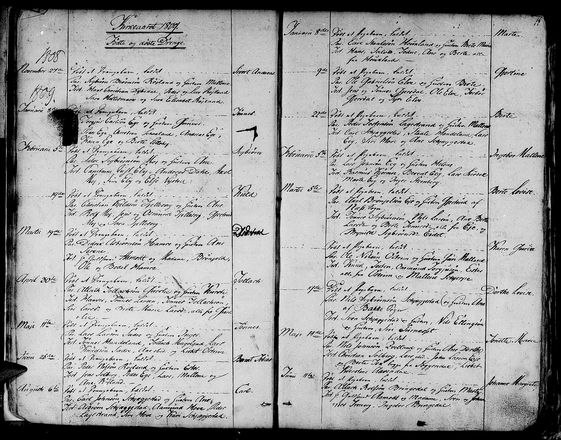 Lund sokneprestkontor, AV/SAST-A-101809/S06/L0004: Parish register (official) no. A 4 /1, 1801-1864, p. 15