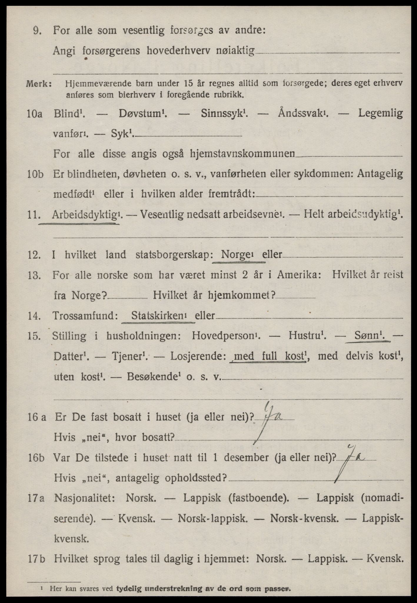 SAT, 1920 census for Rissa, 1920, p. 1954