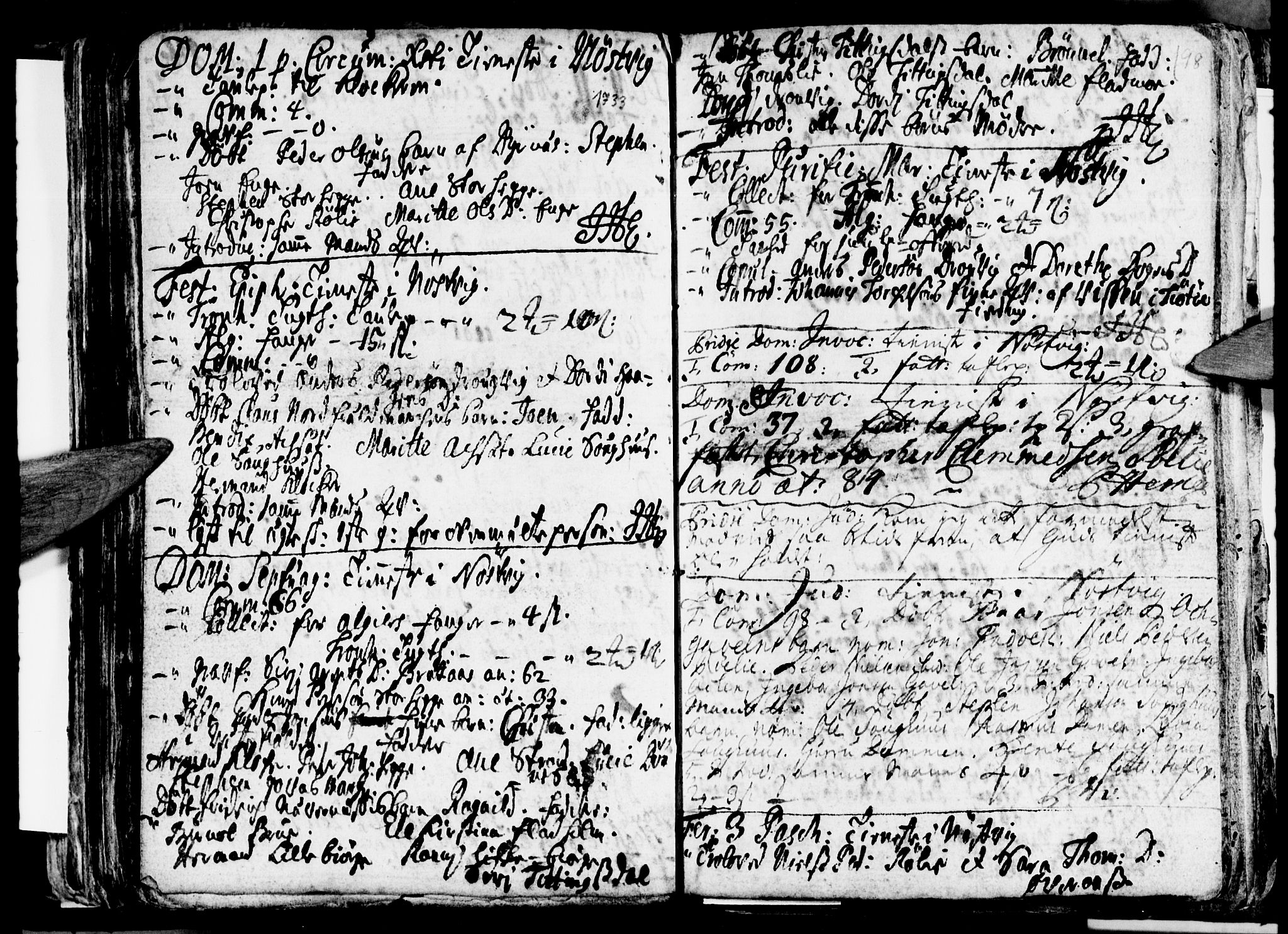 Ministerialprotokoller, klokkerbøker og fødselsregistre - Nordland, AV/SAT-A-1459/814/L0221: Parish register (official) no. 814A02, 1718-1762, p. 98