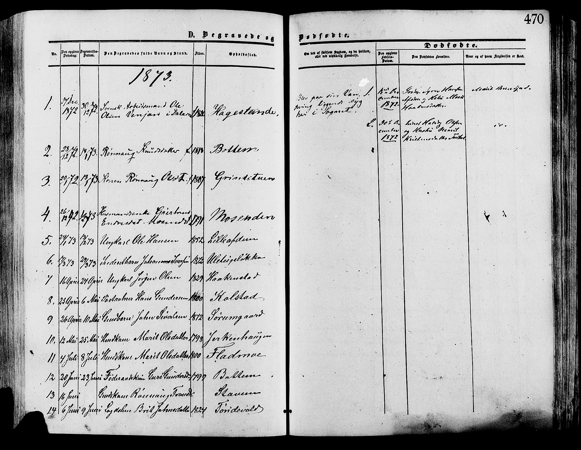 Lesja prestekontor, SAH/PREST-068/H/Ha/Haa/L0008: Parish register (official) no. 8, 1854-1880, p. 470