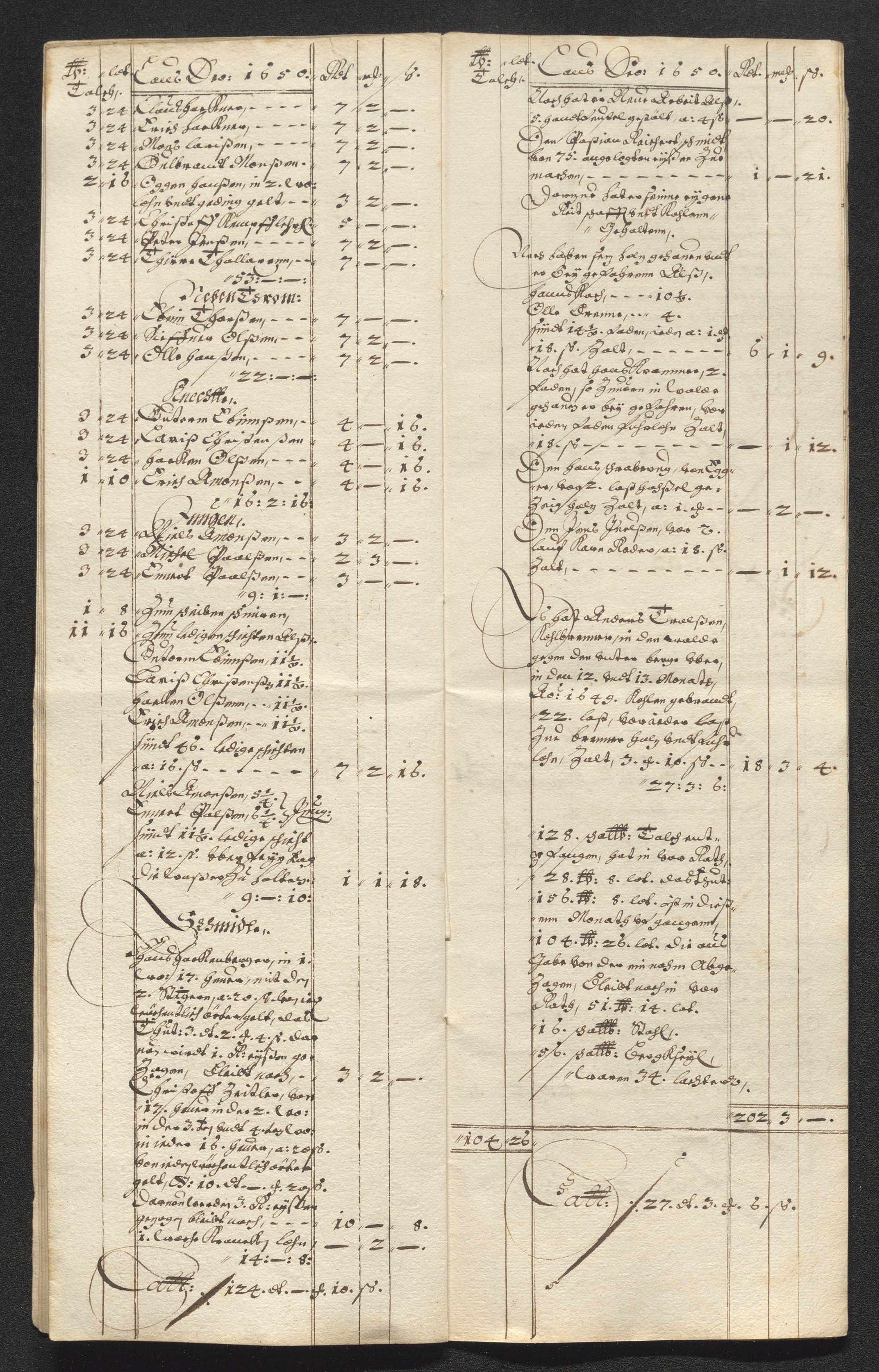 Kongsberg Sølvverk 1623-1816, AV/SAKO-EA-3135/001/D/Dc/Dcd/L0024: Utgiftsregnskap for gruver m.m. , 1650, p. 11