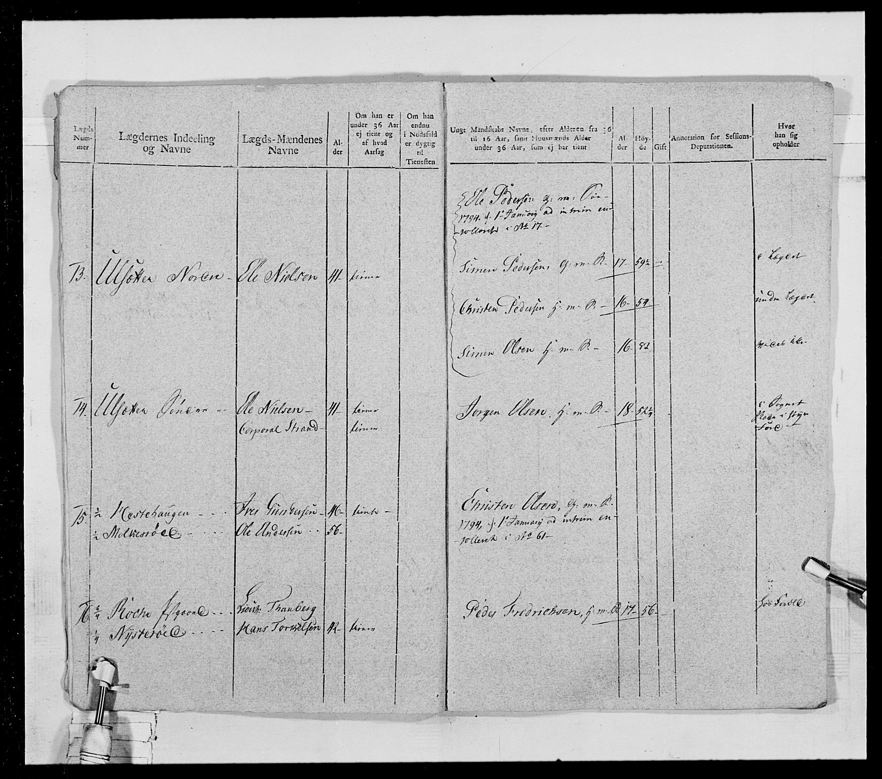 Generalitets- og kommissariatskollegiet, Det kongelige norske kommissariatskollegium, AV/RA-EA-5420/E/Eh/L0028: Sønnafjelske gevorbne infanteriregiment, 1766-1795, p. 141