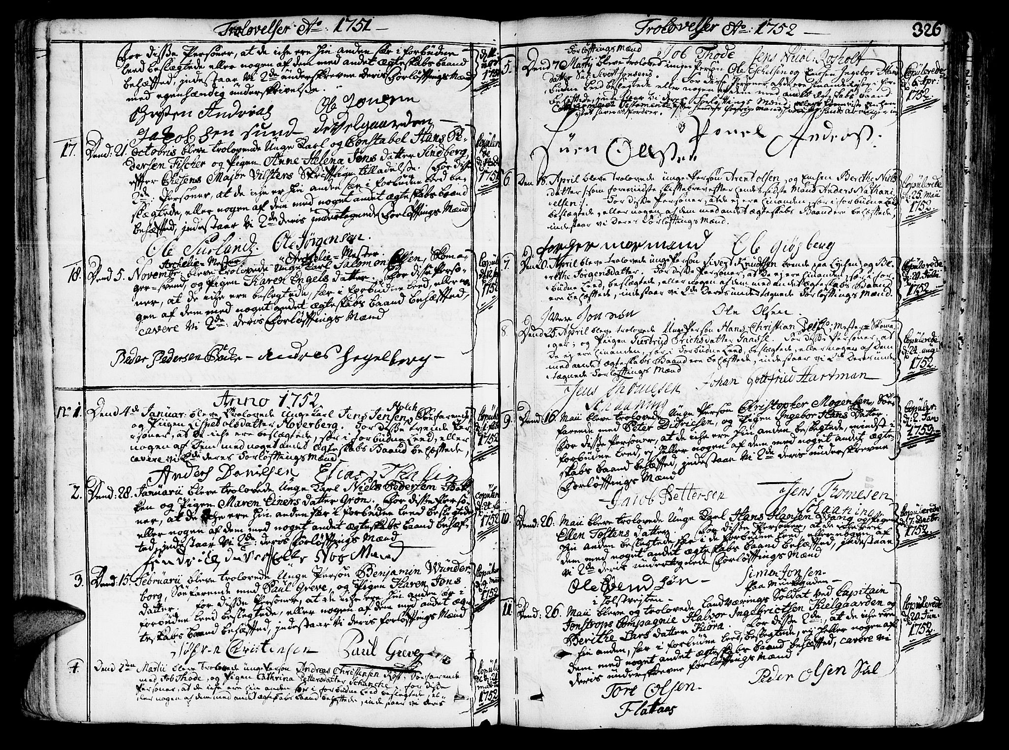 Ministerialprotokoller, klokkerbøker og fødselsregistre - Sør-Trøndelag, AV/SAT-A-1456/602/L0103: Parish register (official) no. 602A01, 1732-1774, p. 326