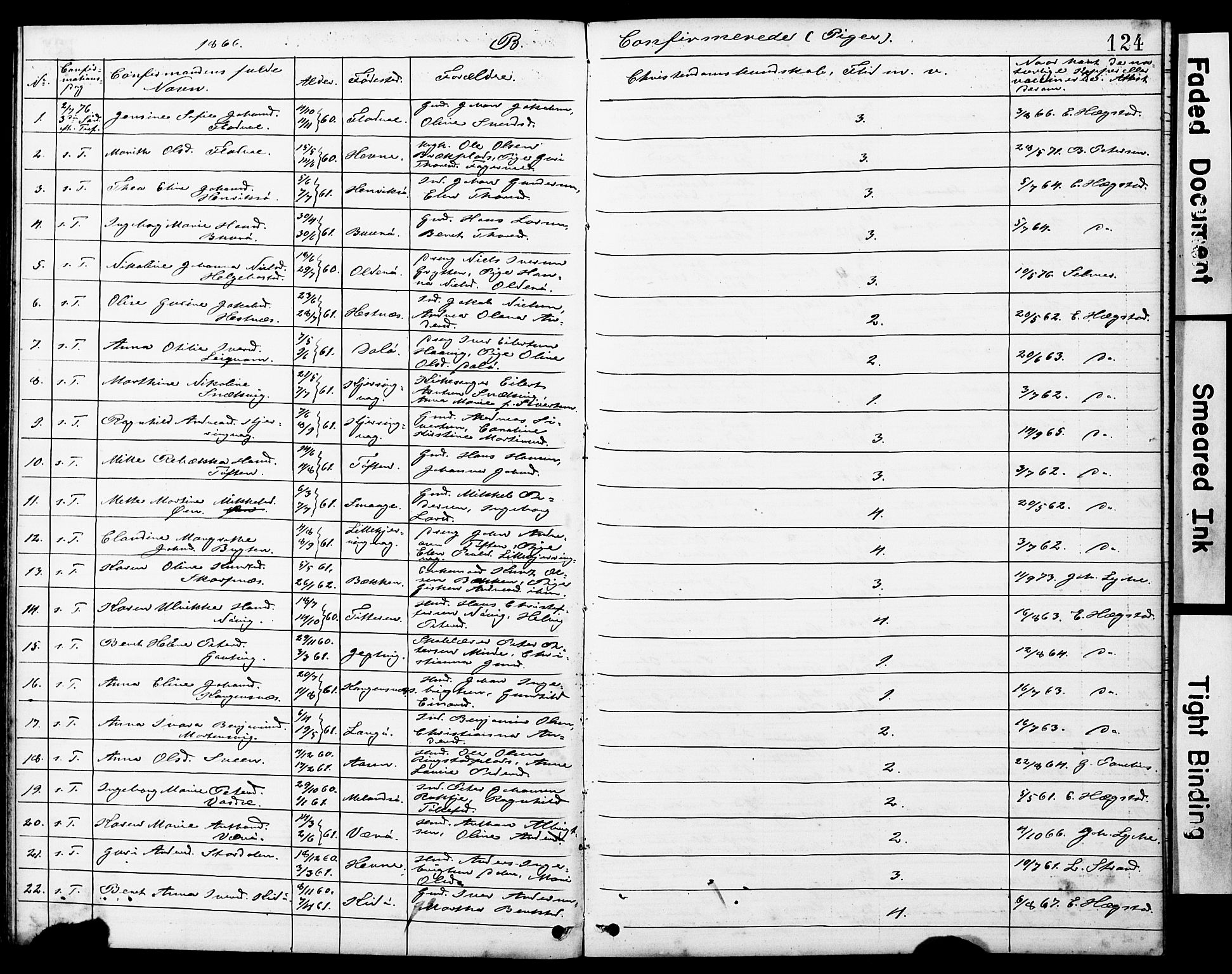 Ministerialprotokoller, klokkerbøker og fødselsregistre - Sør-Trøndelag, AV/SAT-A-1456/634/L0541: Parish register (copy) no. 634C03, 1874-1891, p. 124