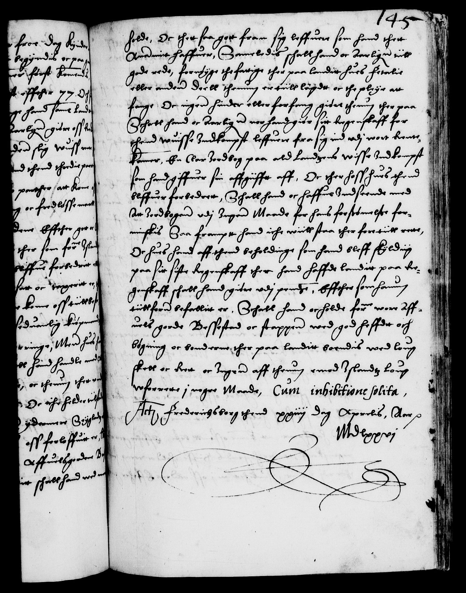 Danske Kanselli 1572-1799, RA/EA-3023/F/Fc/Fca/Fcaa/L0001: Norske registre (mikrofilm), 1572-1588, p. 145a