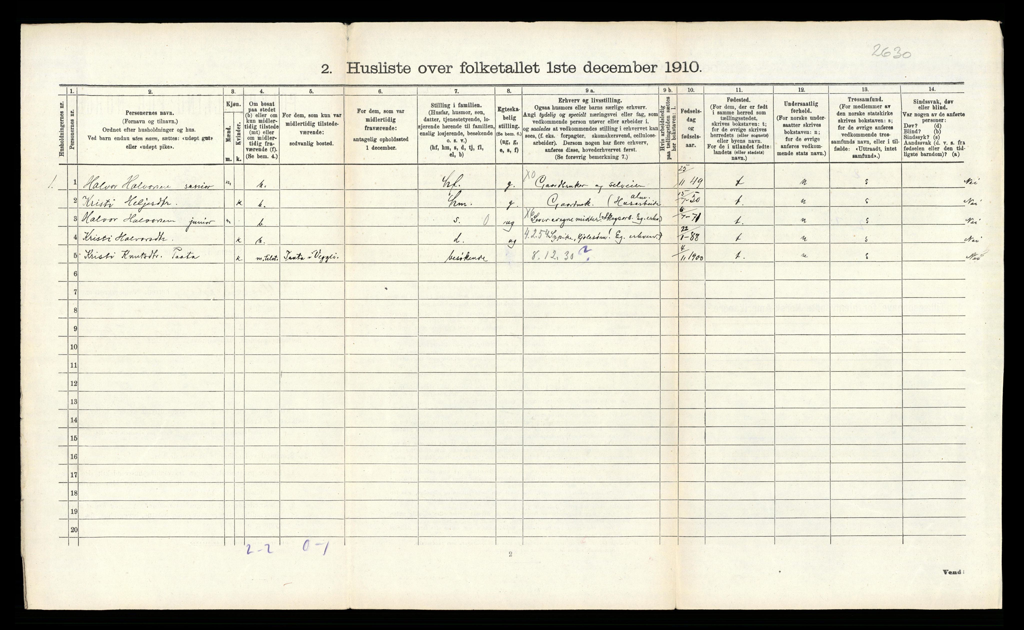 RA, 1910 census for Rollag, 1910, p. 352