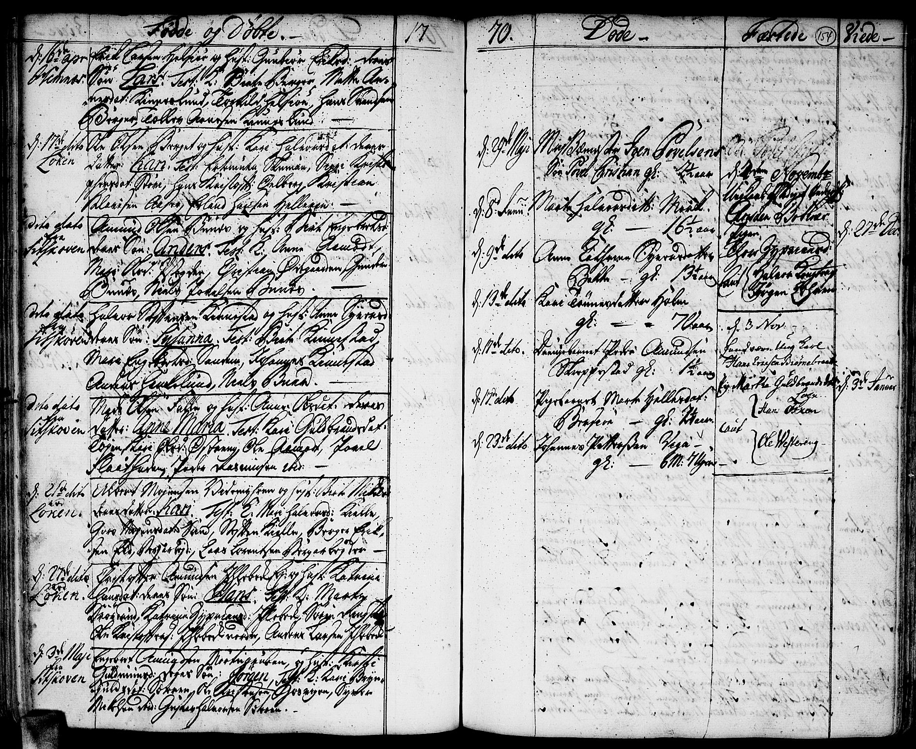 Høland prestekontor Kirkebøker, AV/SAO-A-10346a/F/Fa/L0004: Parish register (official) no. I 4, 1757-1780, p. 154