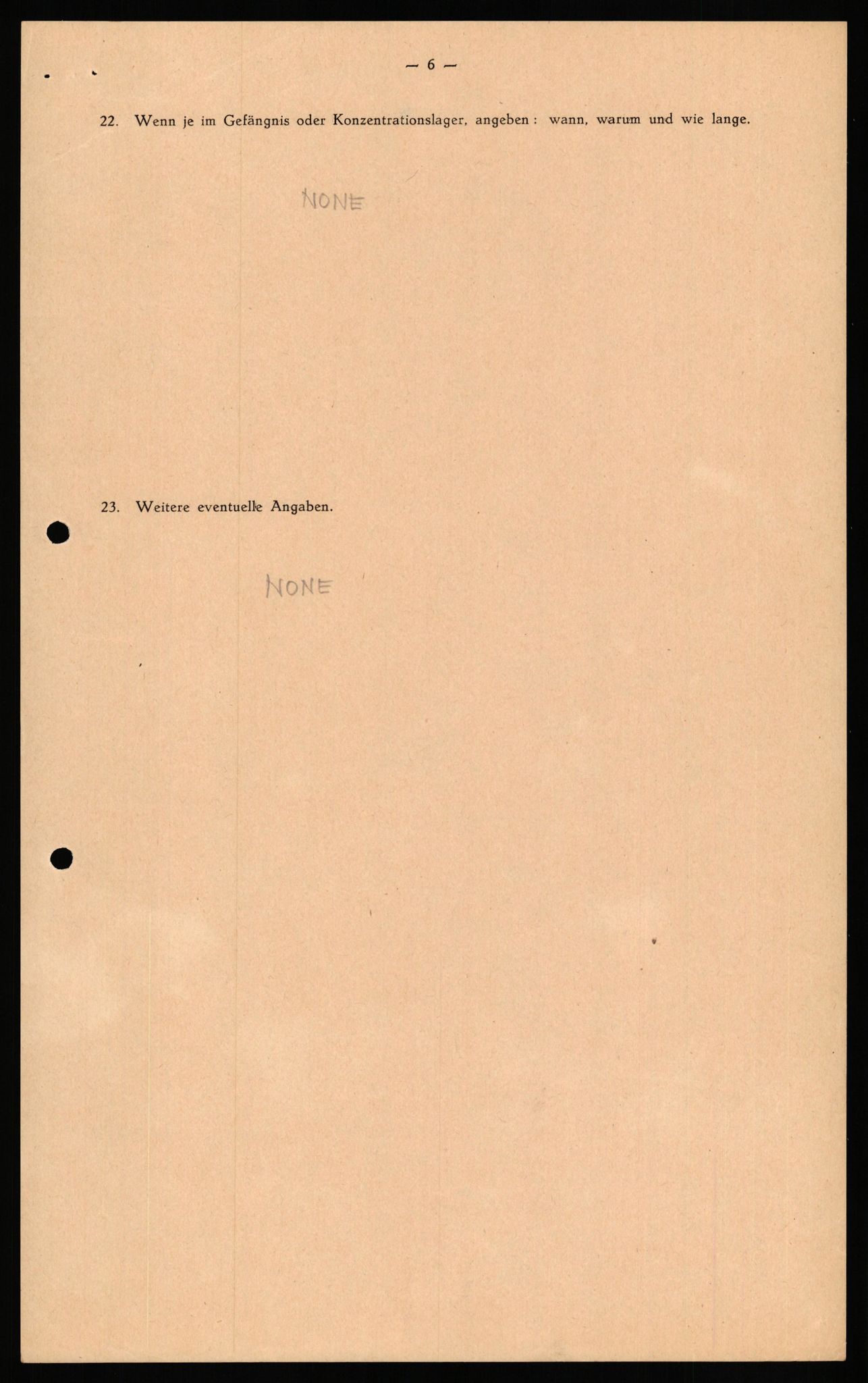 Forsvaret, Forsvarets overkommando II, AV/RA-RAFA-3915/D/Db/L0034: CI Questionaires. Tyske okkupasjonsstyrker i Norge. Tyskere., 1945-1946, p. 157