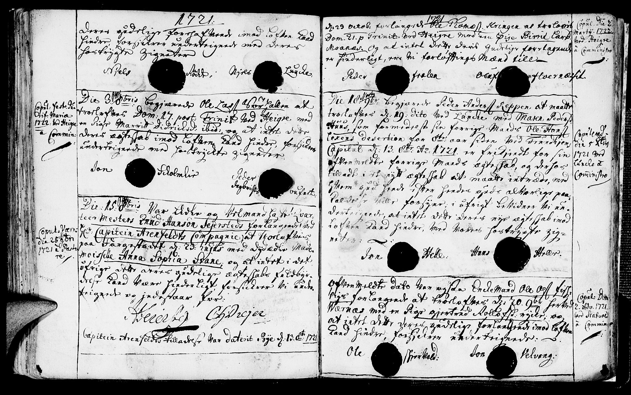 Ministerialprotokoller, klokkerbøker og fødselsregistre - Nord-Trøndelag, AV/SAT-A-1458/709/L0053: Parish register (official) no. 709A01, 1714-1729