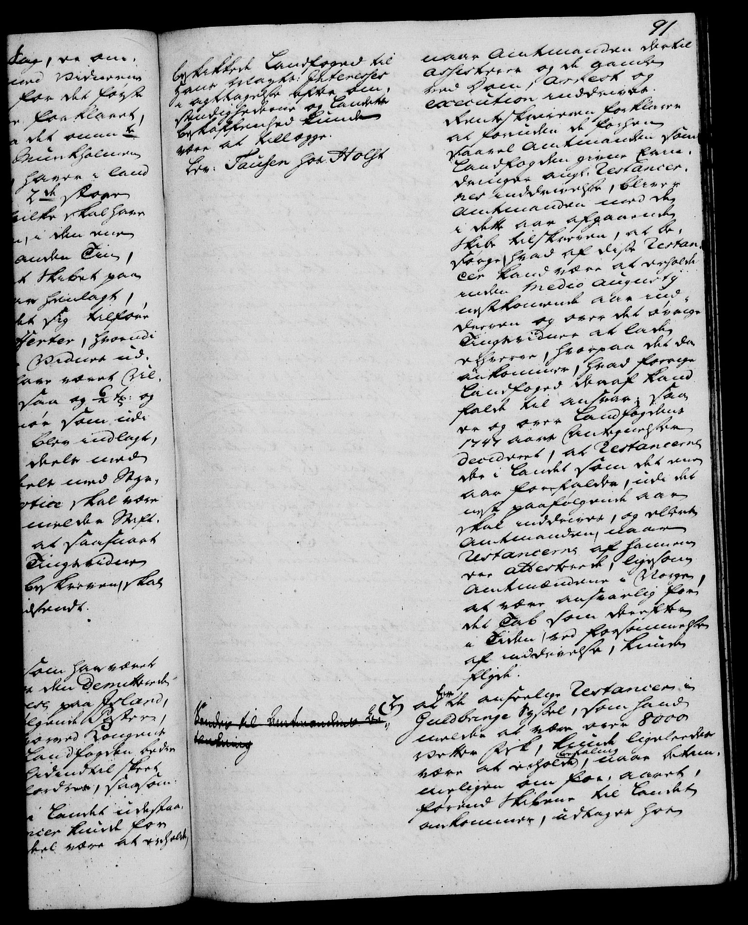 Rentekammeret, Kammerkanselliet, RA/EA-3111/G/Gh/Gha/L0030: Norsk ekstraktmemorialprotokoll (merket RK 53.75), 1749-1751, p. 91