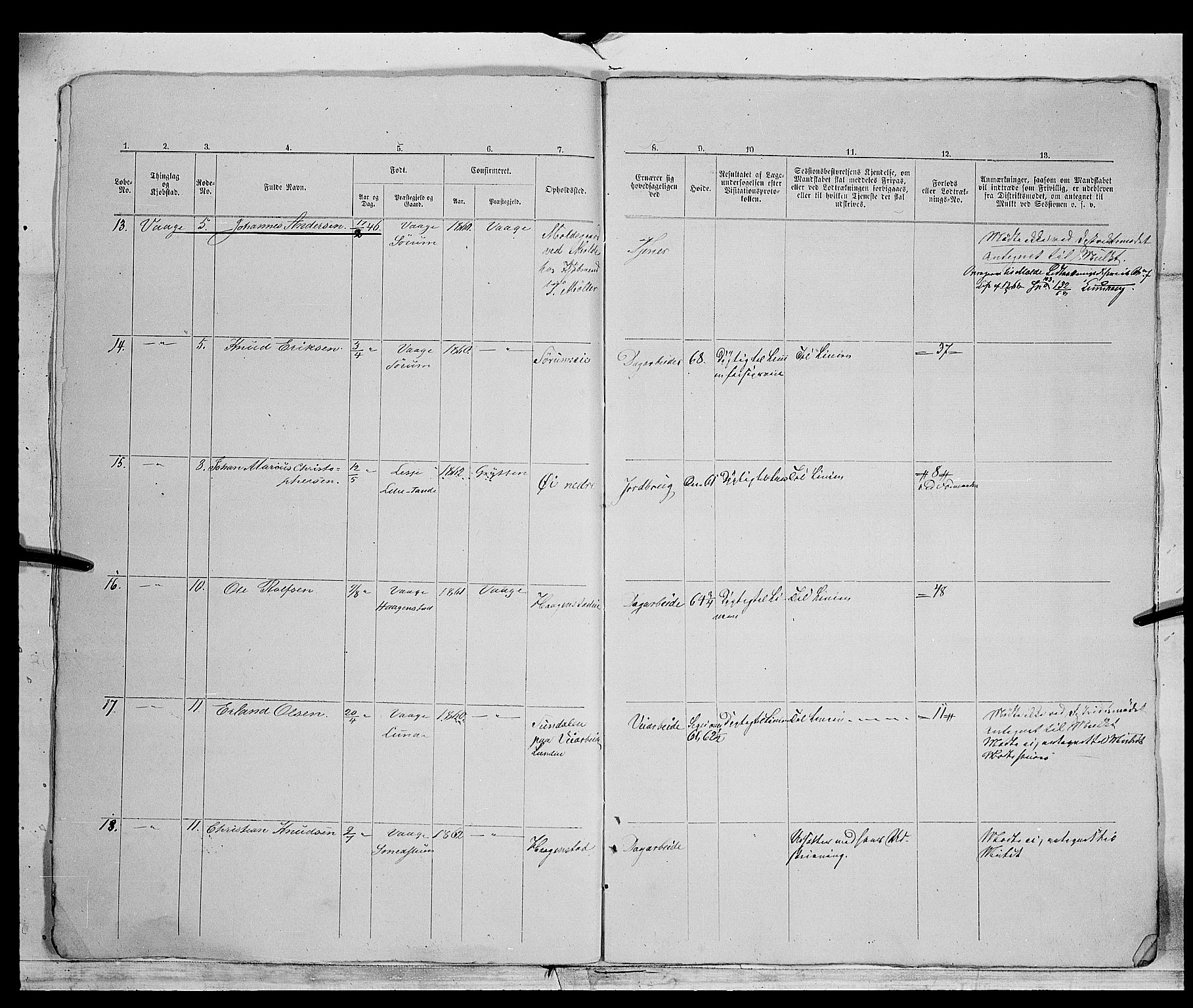 Fylkesmannen i Oppland, AV/SAH-FYO-002/1/K/Kg/L1174: Fron, Nordre og Søndre Fron, Vågå, 1860-1879, p. 444