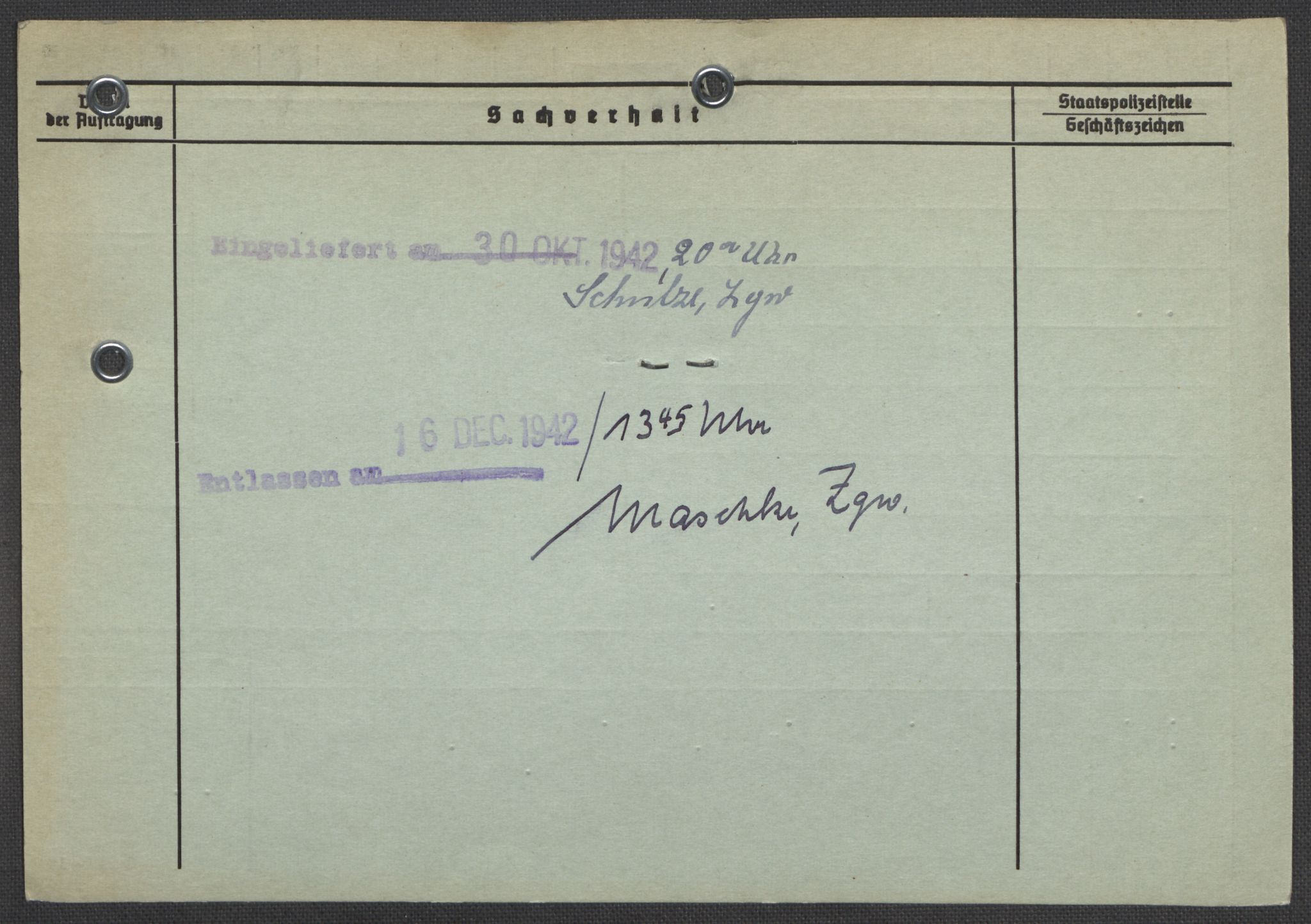 Befehlshaber der Sicherheitspolizei und des SD, RA/RAFA-5969/E/Ea/Eaa/L0005: Register over norske fanger i Møllergata 19: Hø-Kj, 1940-1945, p. 127