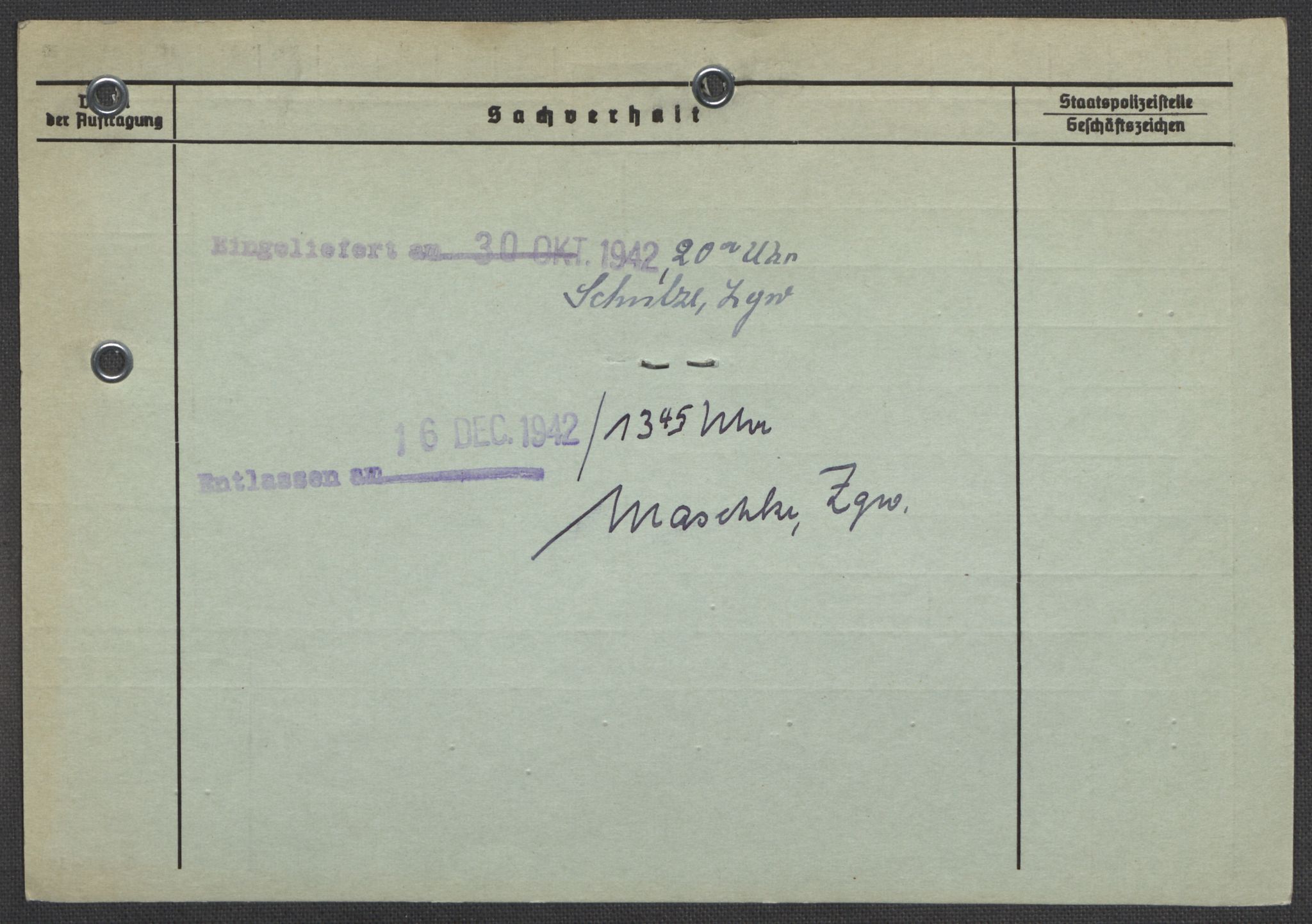 Befehlshaber der Sicherheitspolizei und des SD, AV/RA-RAFA-5969/E/Ea/Eaa/L0005: Register over norske fanger i Møllergata 19: Hø-Kj, 1940-1945, p. 127