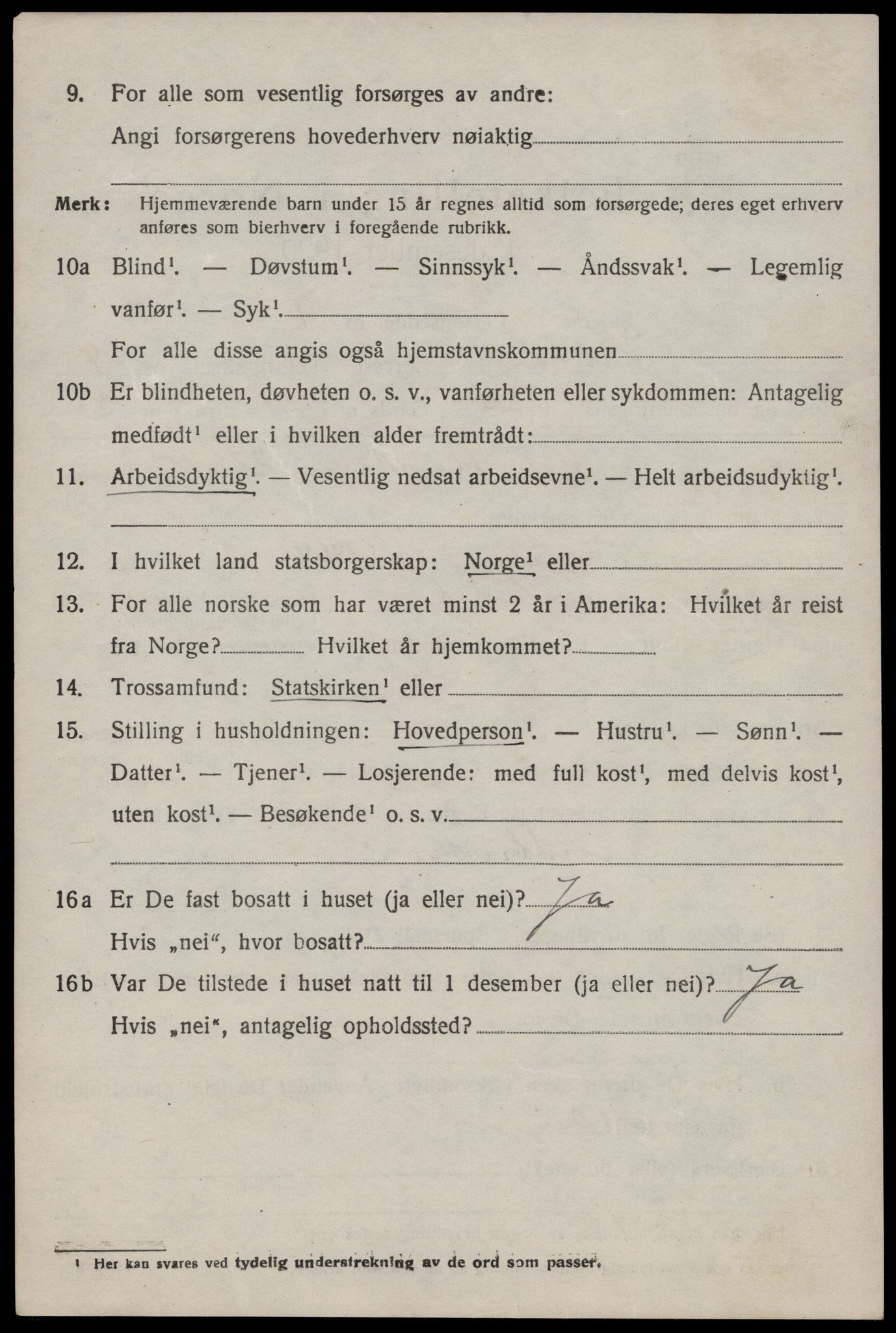 SAST, 1920 census for Vikedal, 1920, p. 2324