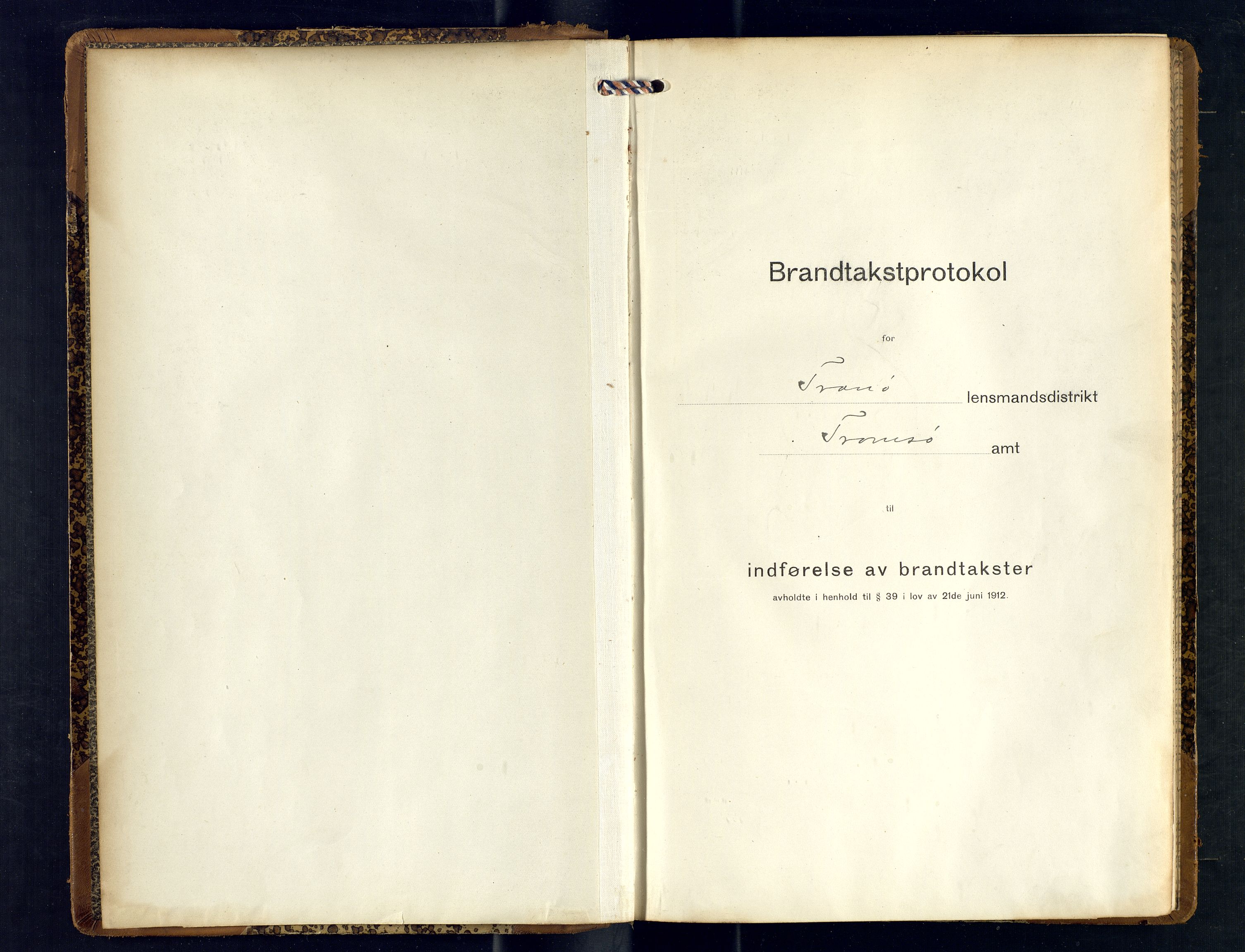 Tranøy lensmannskontor (Sørreisa lensmannskontor), SATØ/SATØ-46/1/F/Fq/Fqc/L0258: Branntakstprotokoller, 1915-1918