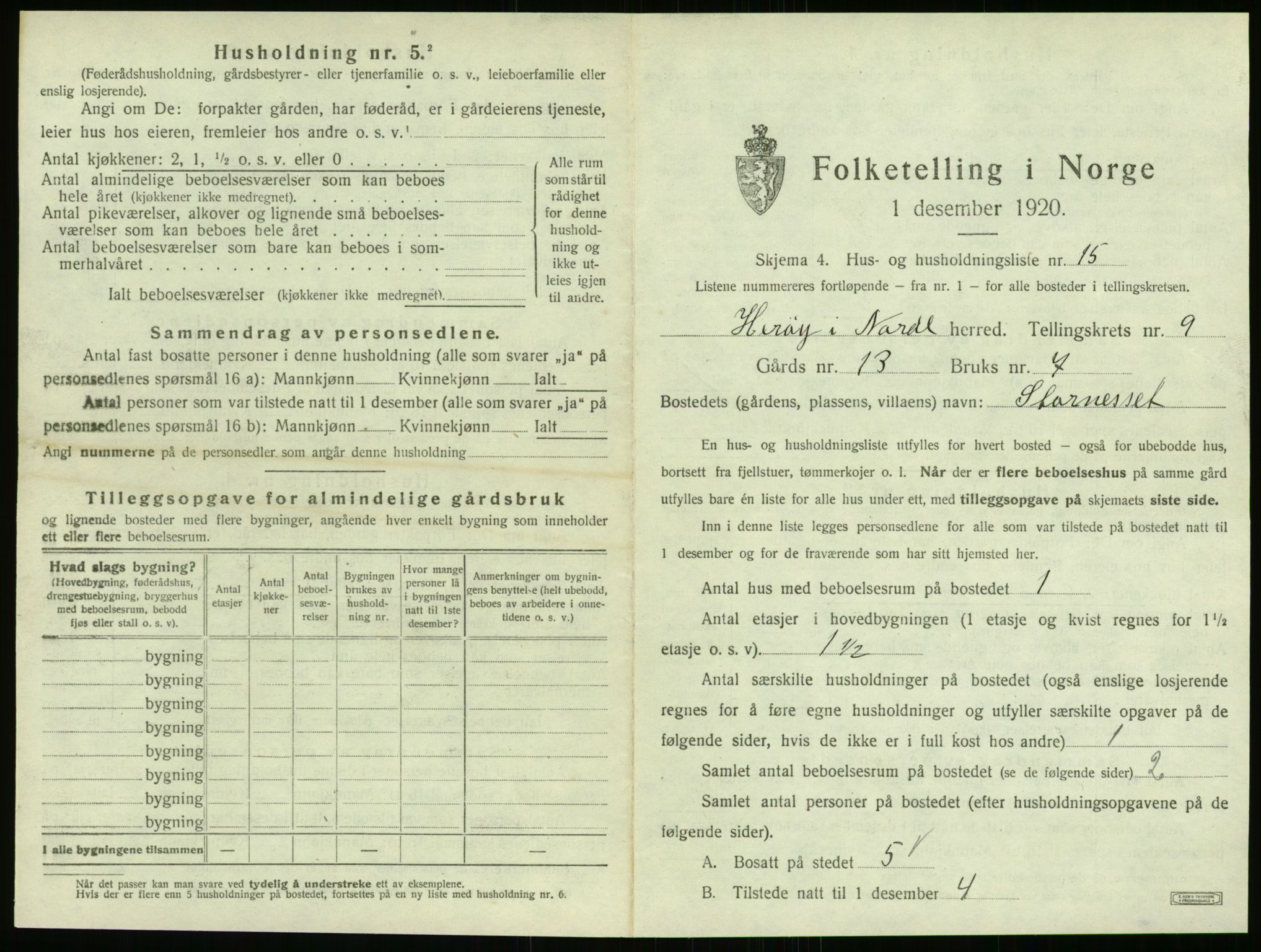 SAT, 1920 census for Herøy, 1920, p. 844