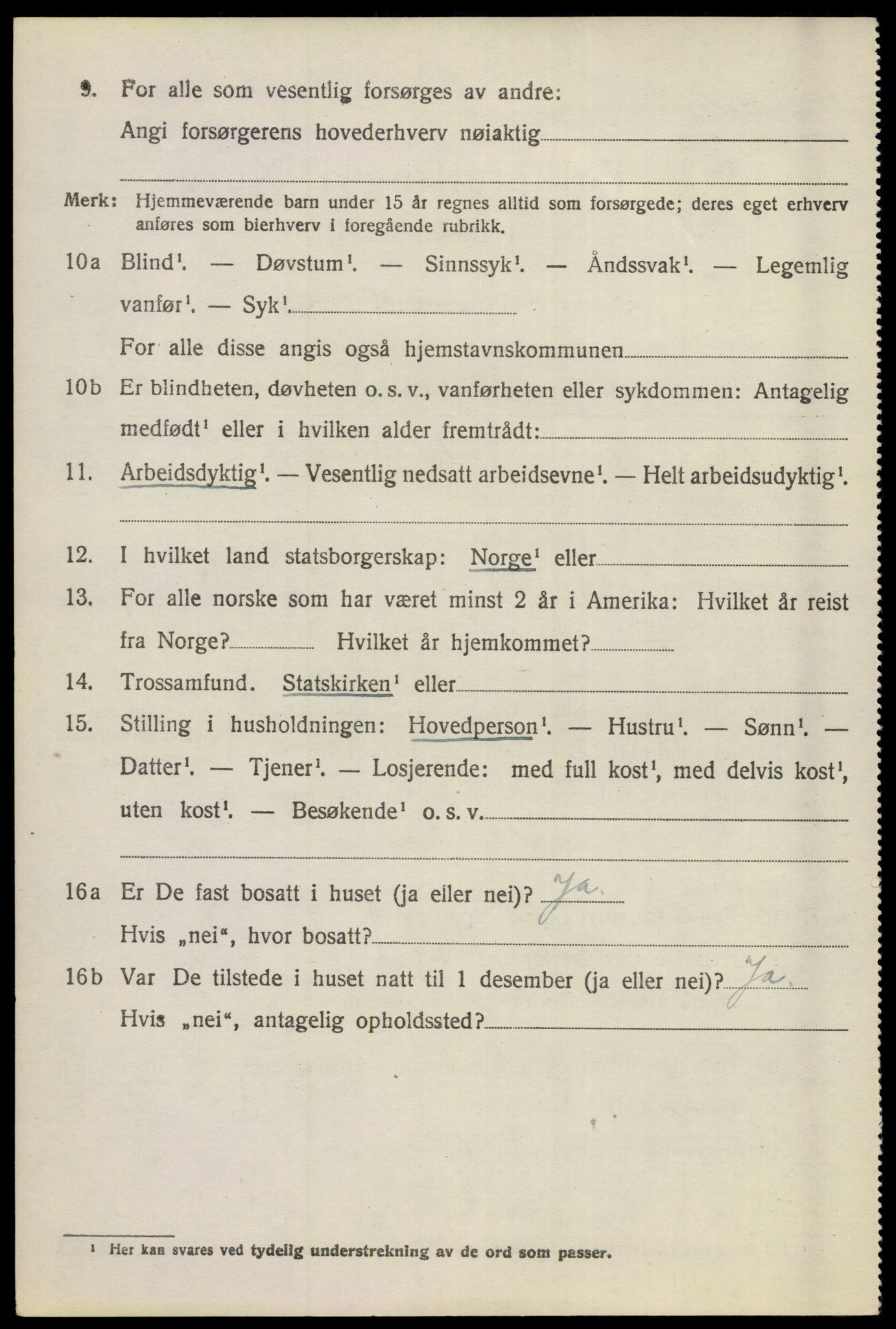 SAKO, 1920 census for Sigdal, 1920, p. 2227