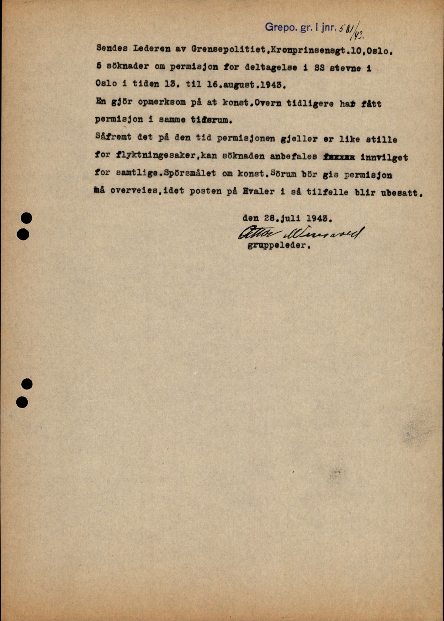 Forsvarets Overkommando. 2 kontor. Arkiv 11.4. Spredte tyske arkivsaker, AV/RA-RAFA-7031/D/Dar/Darc/L0006: BdSN, 1942-1945, p. 1178