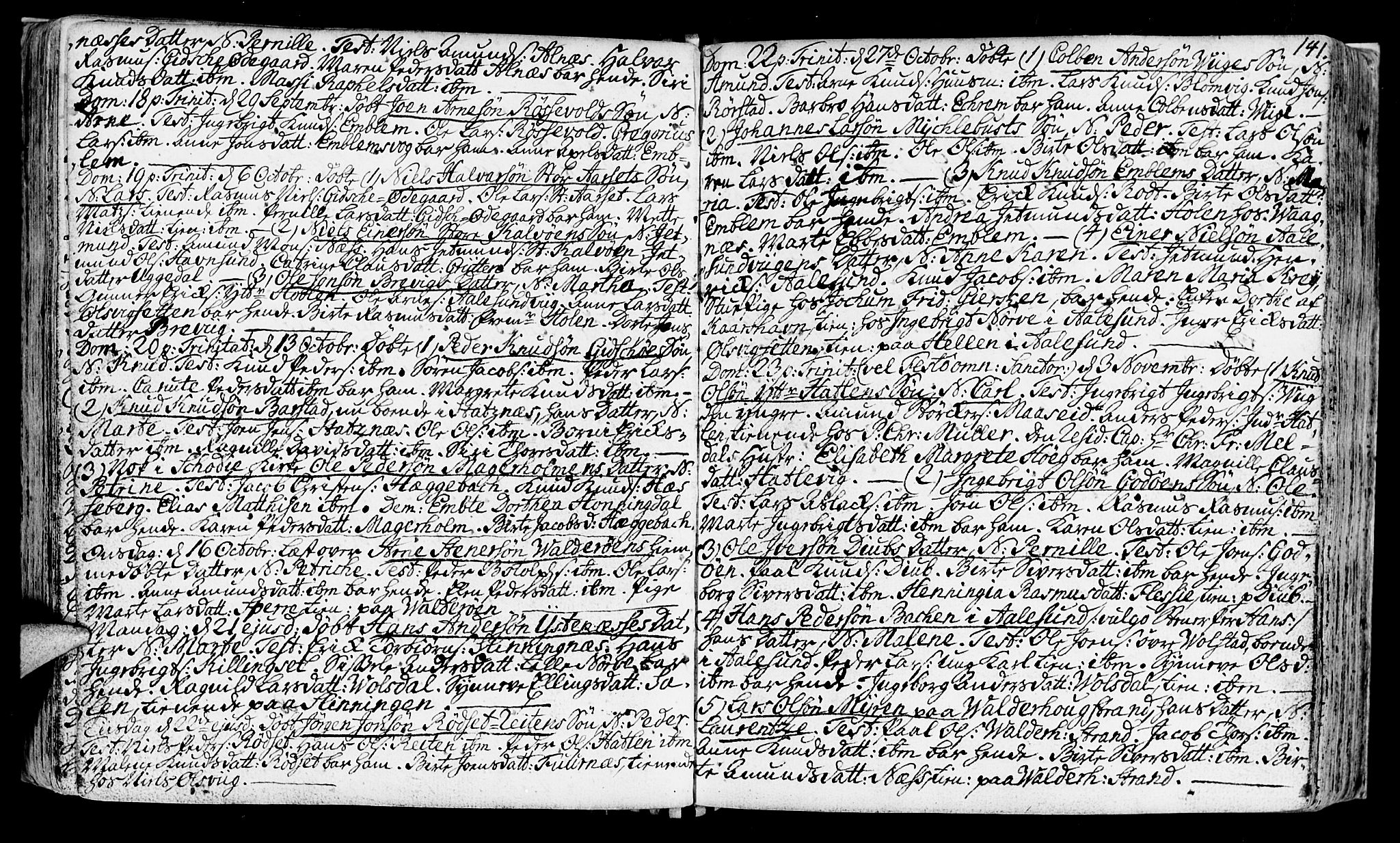 Ministerialprotokoller, klokkerbøker og fødselsregistre - Møre og Romsdal, AV/SAT-A-1454/528/L0392: Parish register (official) no. 528A03, 1762-1800, p. 141