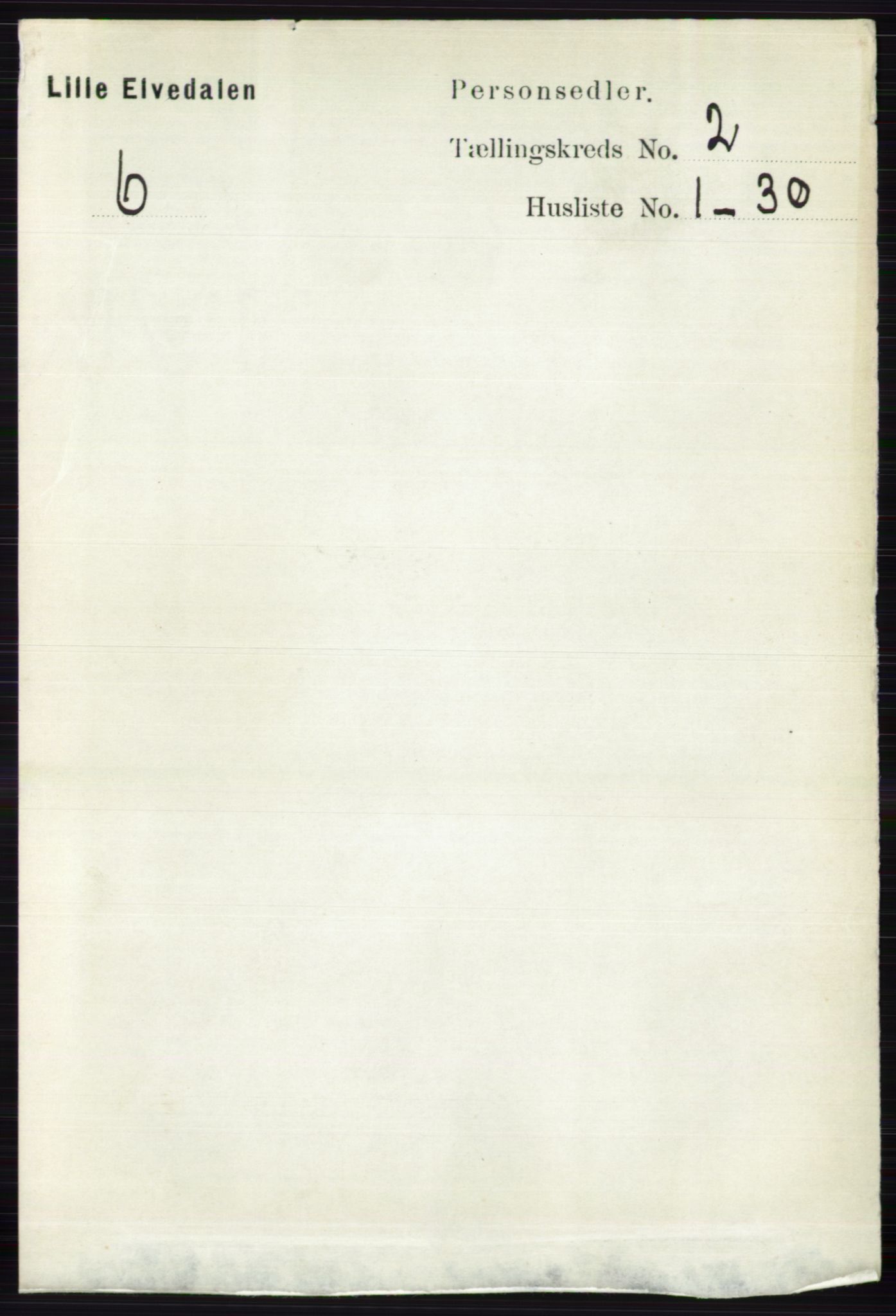 RA, 1891 census for 0438 Lille Elvedalen, 1891, p. 549