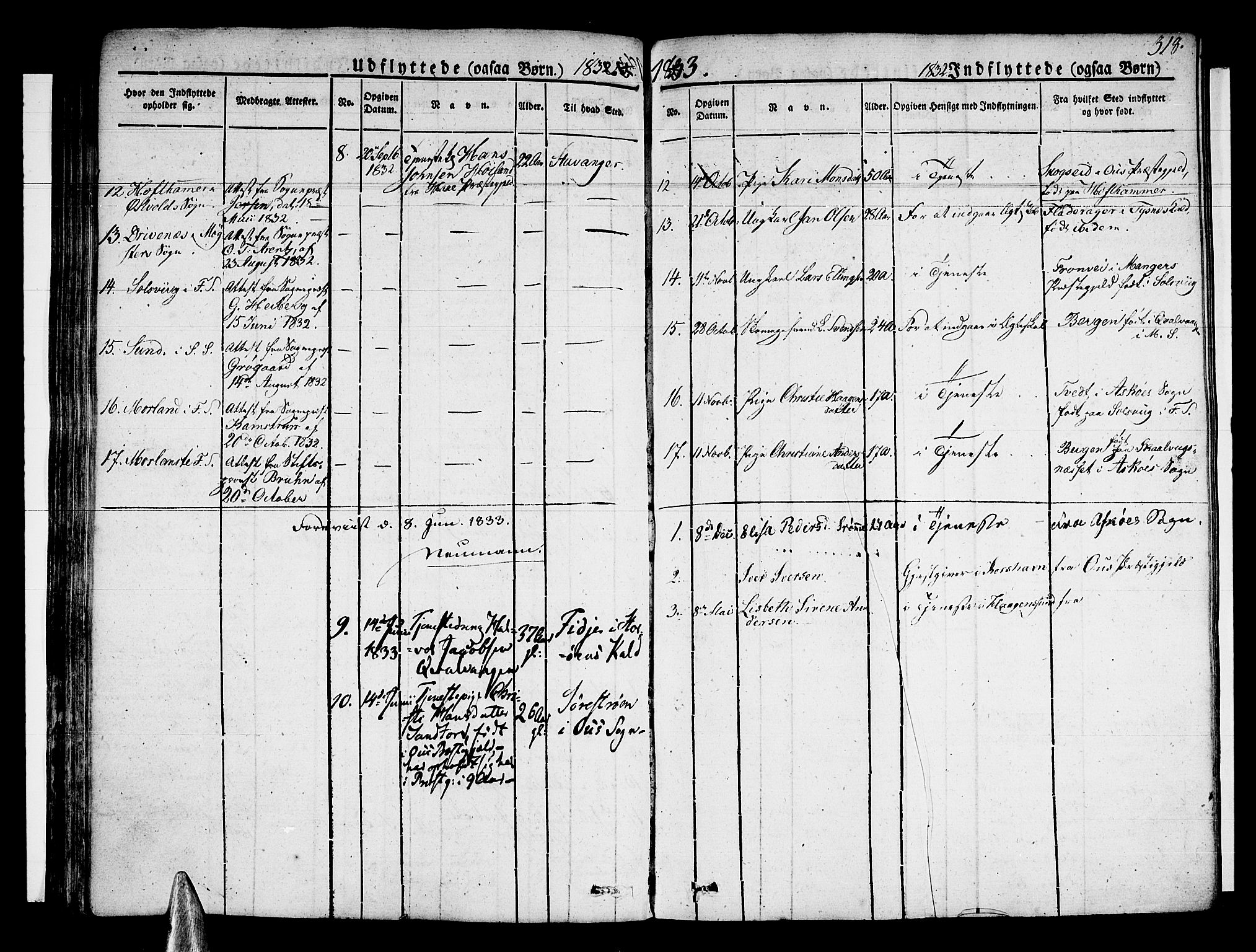 Sund sokneprestembete, SAB/A-99930: Parish register (official) no. A 12, 1825-1835, p. 318
