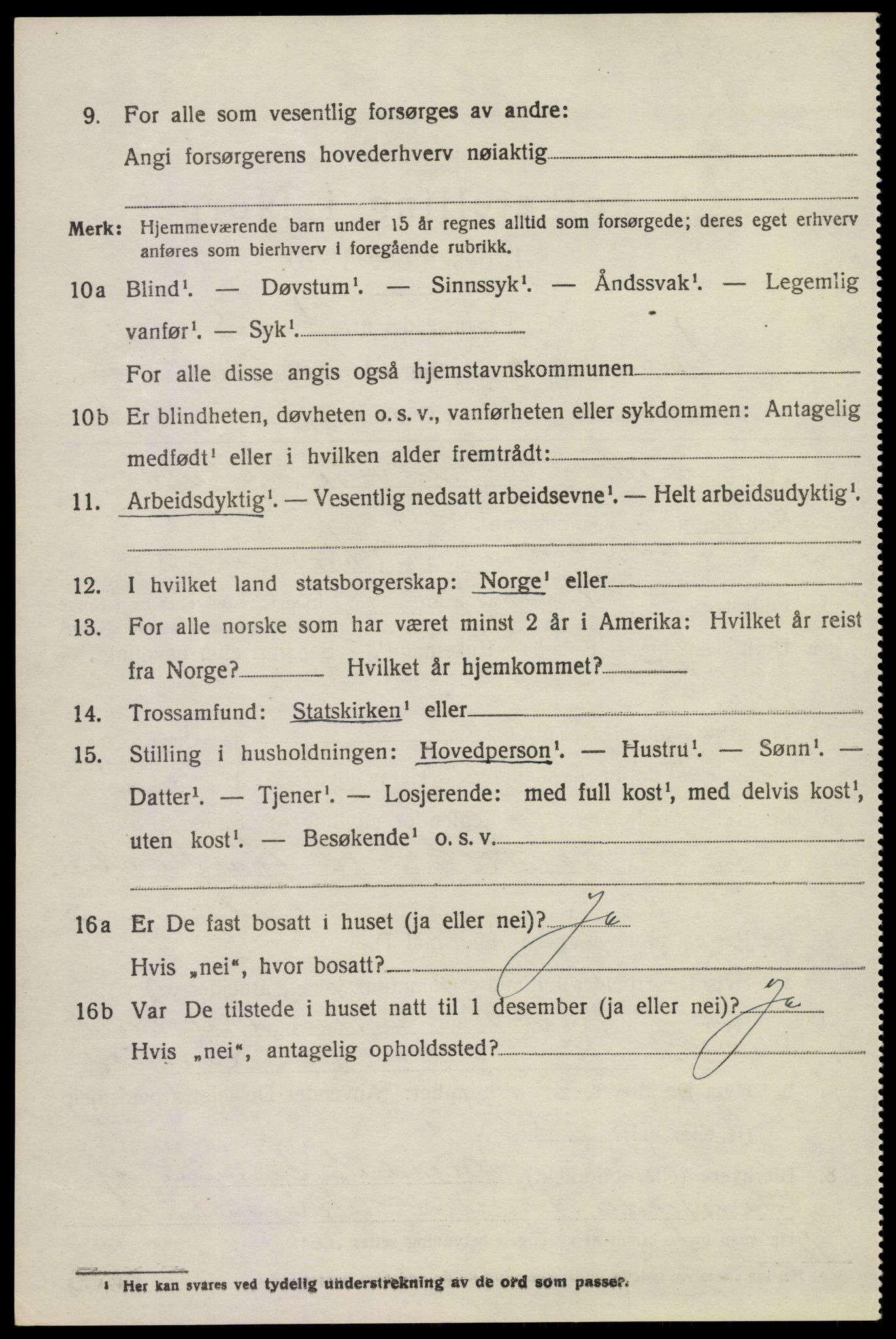 SAKO, 1920 census for Brunlanes, 1920, p. 6586