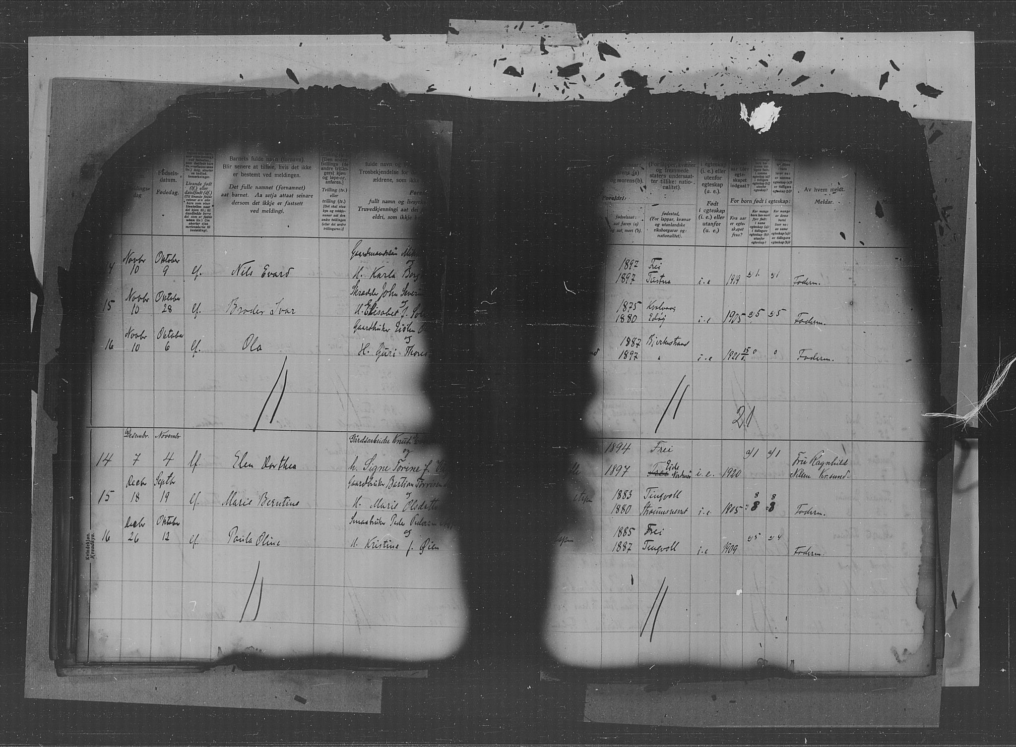 Kristiansund sokneprestkontor, AV/SAT-A-1068/1/II/II4: Birth register no. 34, 1916-1950, p. 21