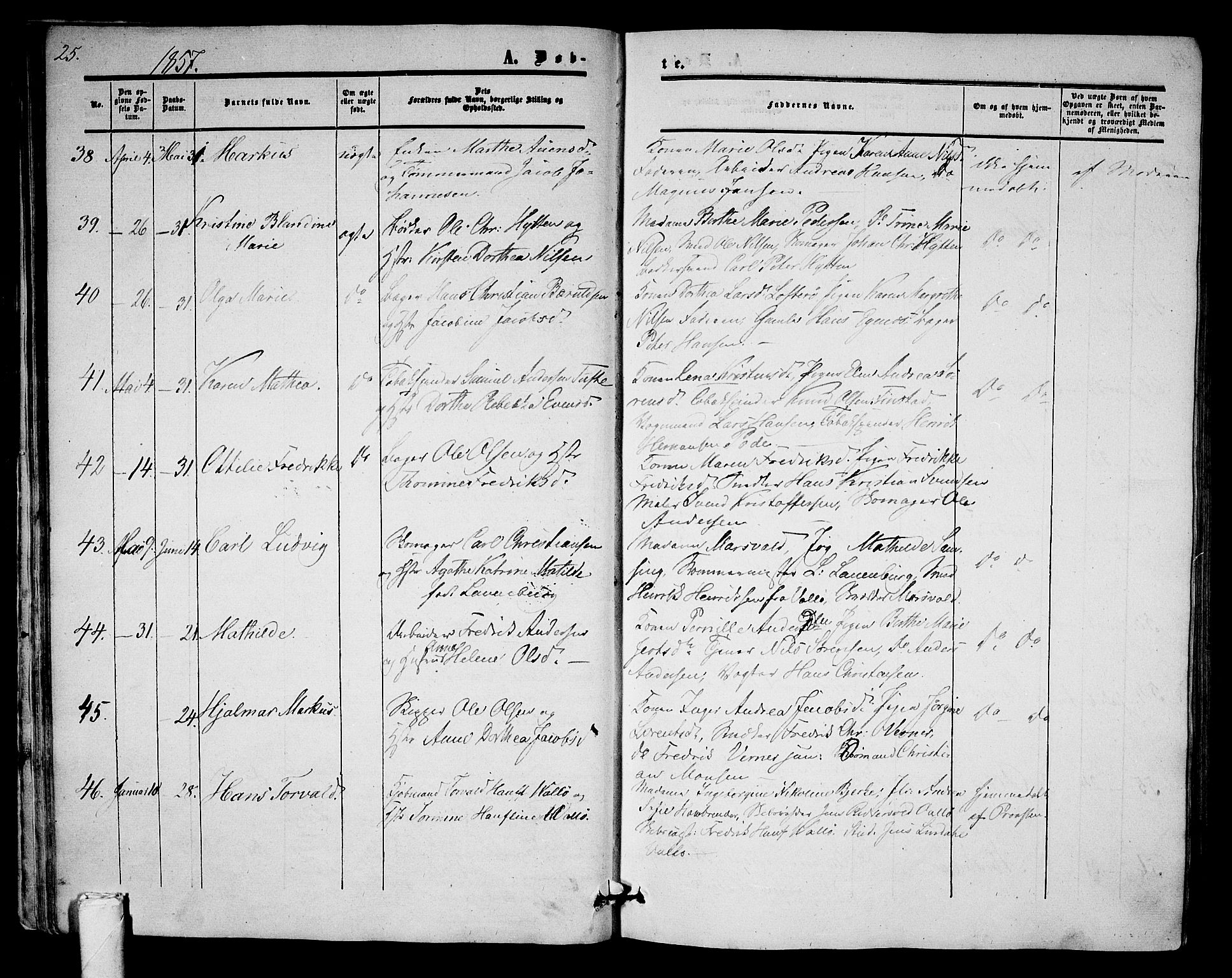 Tønsberg kirkebøker, SAKO/A-330/G/Ga/L0003: Parish register (copy) no. 3, 1855-1864, p. 25