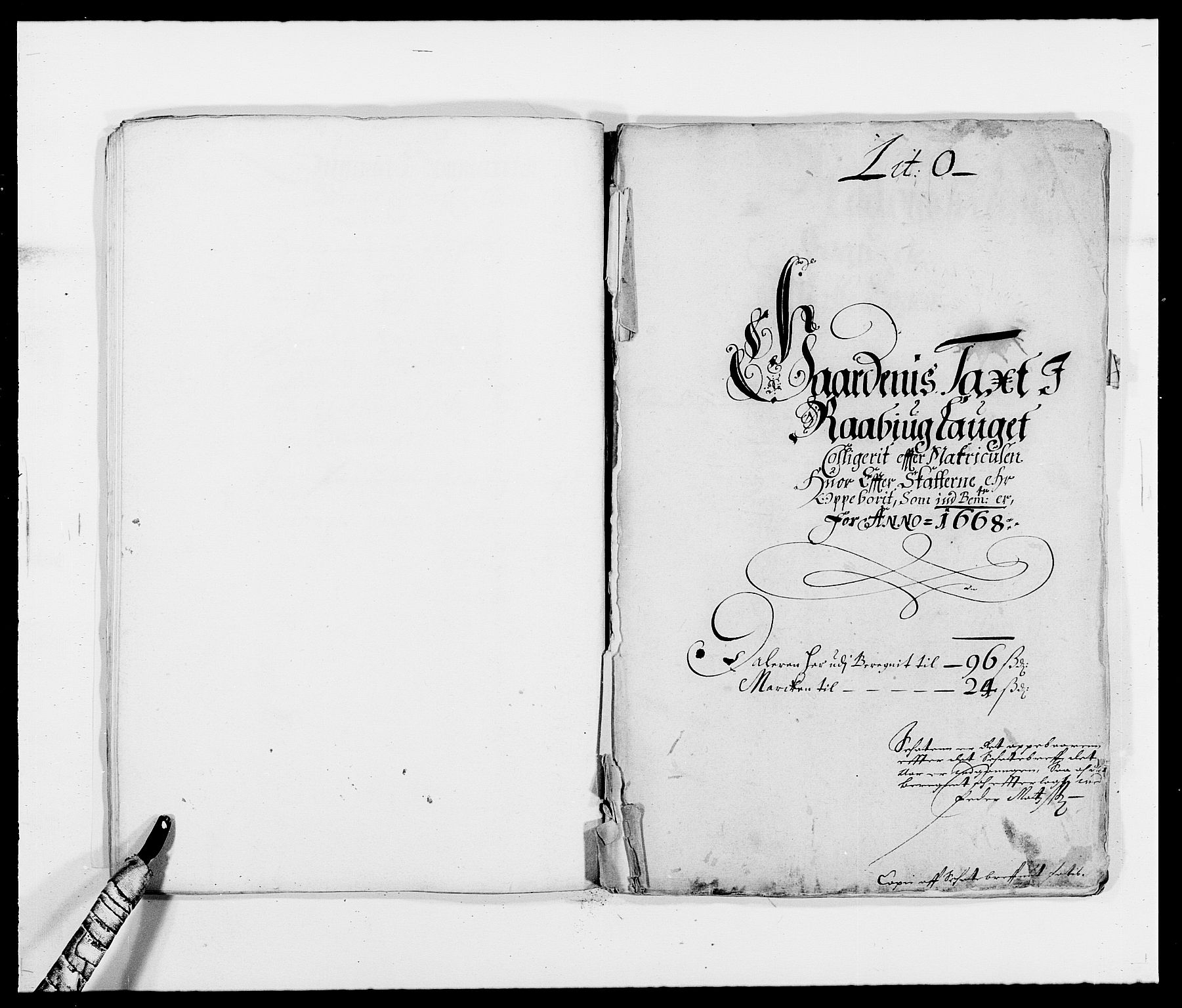 Rentekammeret inntil 1814, Reviderte regnskaper, Fogderegnskap, RA/EA-4092/R40/L2431: Fogderegnskap Råbyggelag, 1664-1668, p. 312